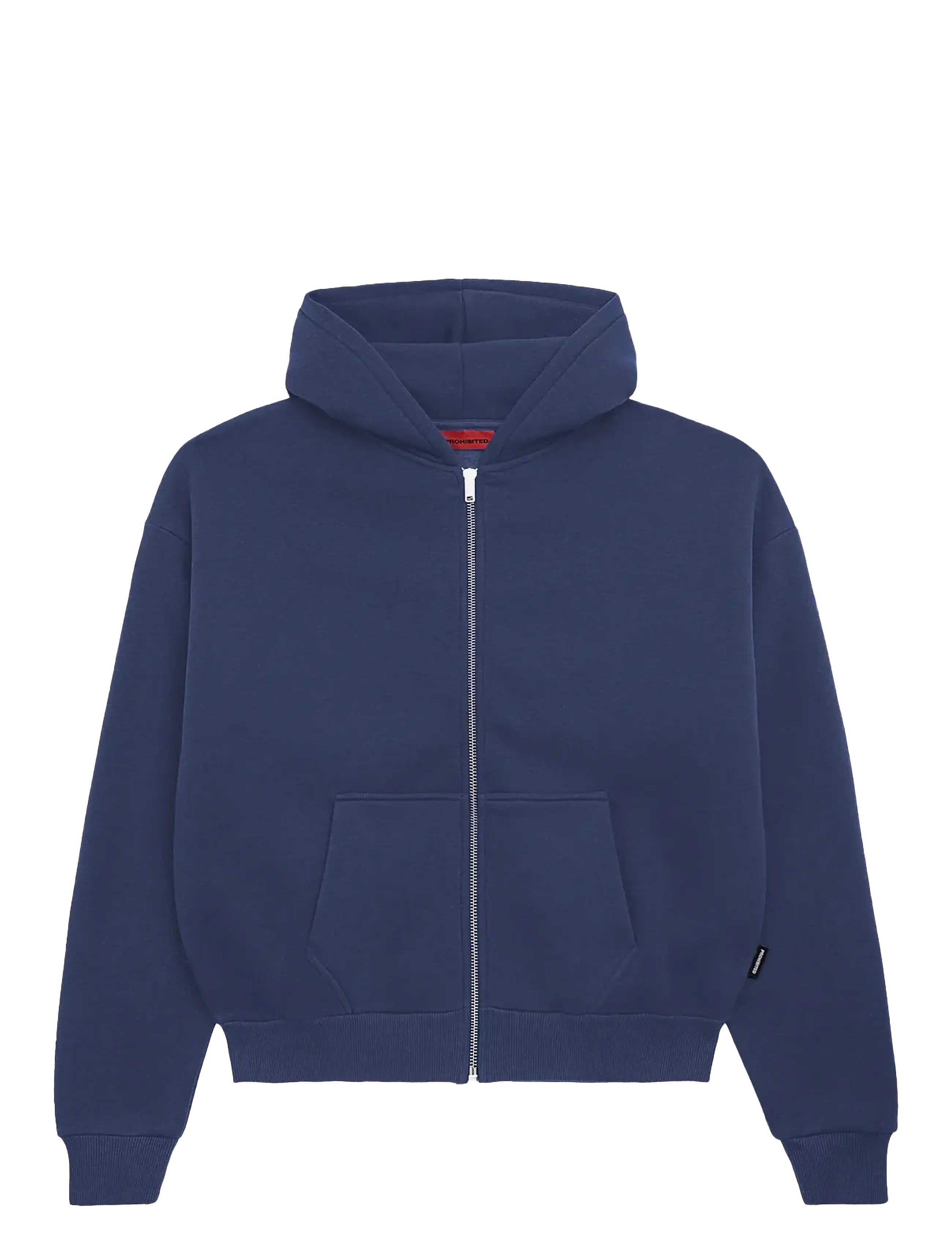 PROHIBITED Oversized Zip-Hoodie Navy Navy - XL - Damen