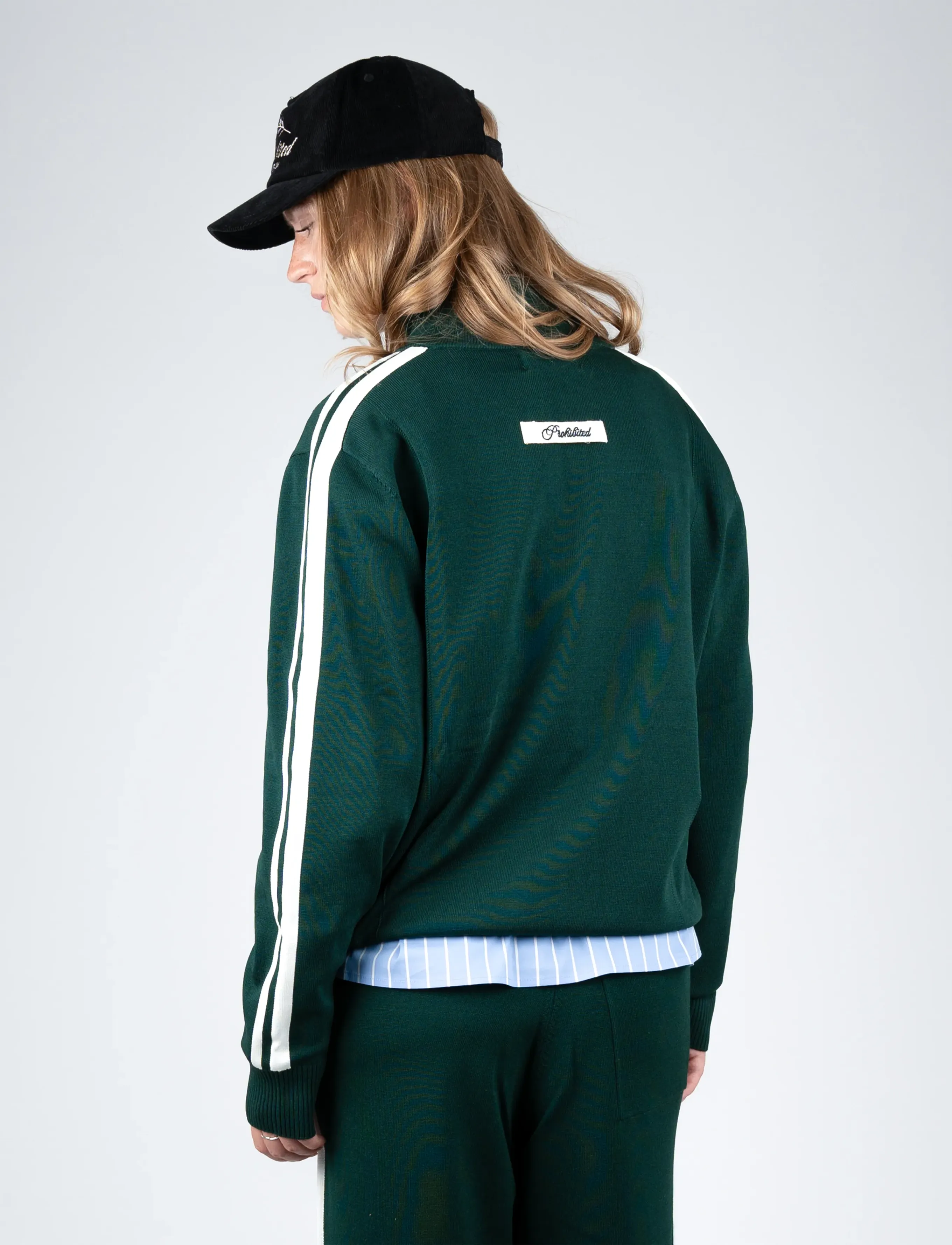 Prohibited Varsity Knitted Trackjacket jackor dam – bild 5