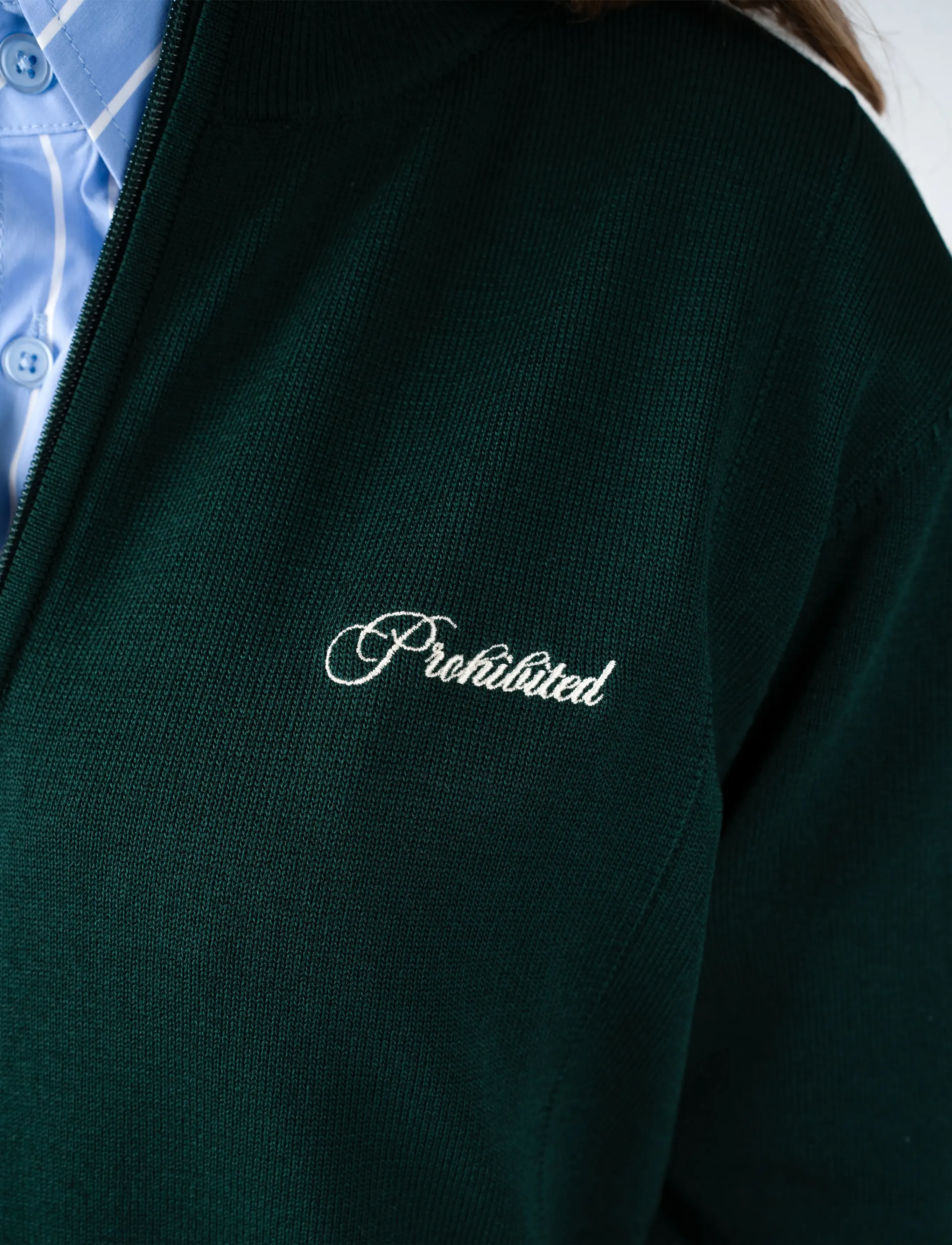 Prohibited Varsity Knitted Trackjacket jackor dam – bild 8