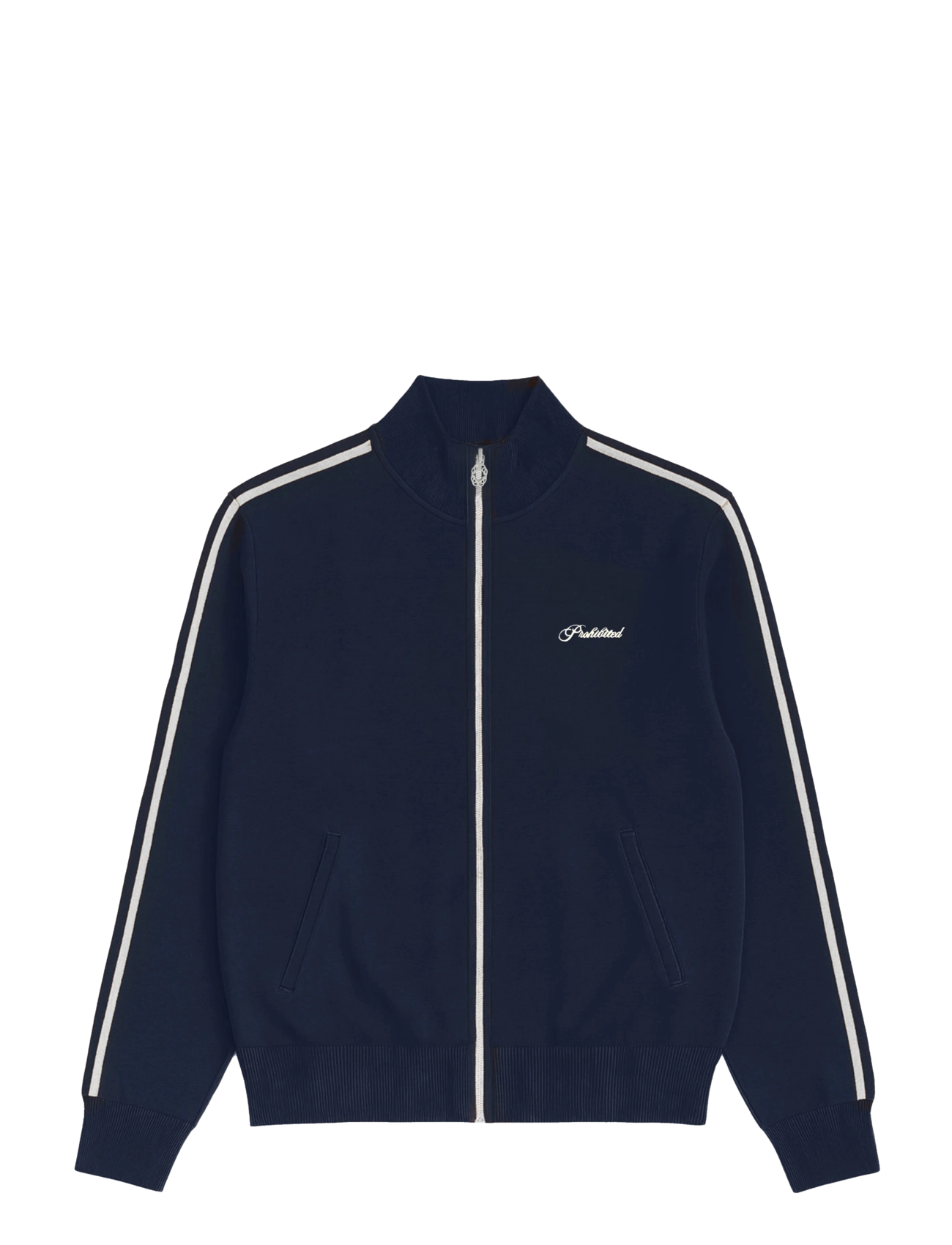 Prohibited - Varsity Knitted Trackjacket - varsity-jacken - navy - 1