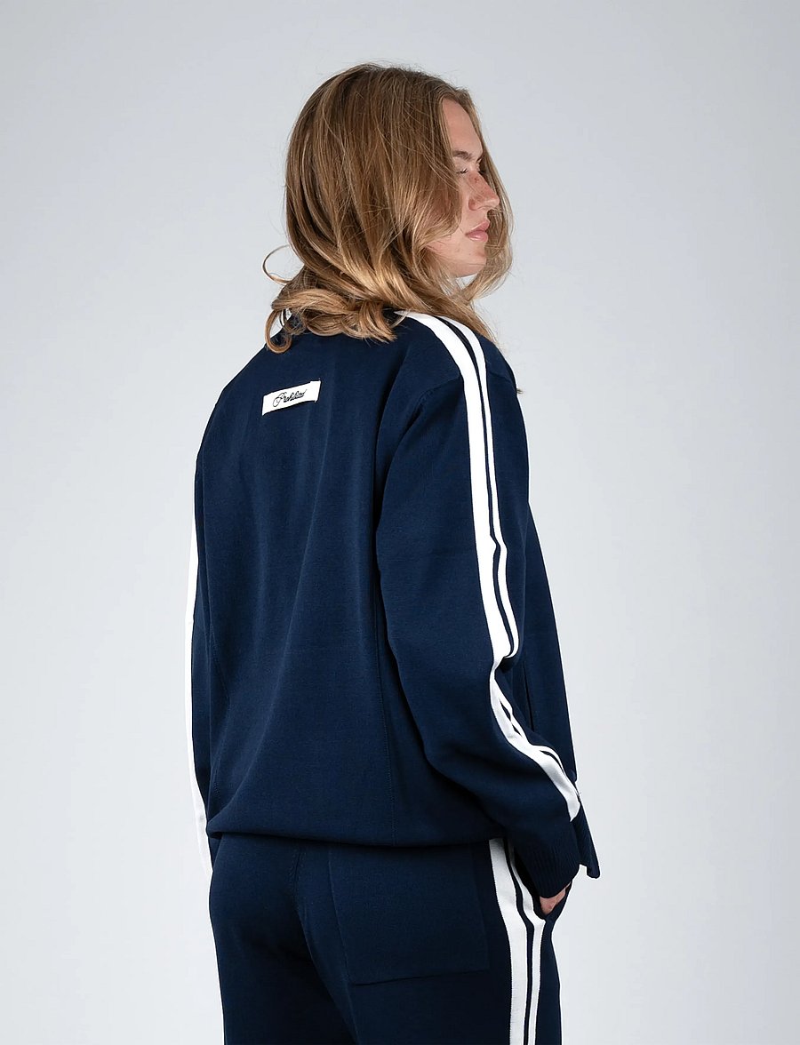 Prohibited - Varsity Knitted Trackjacket - varsity-jacken - navy - 4