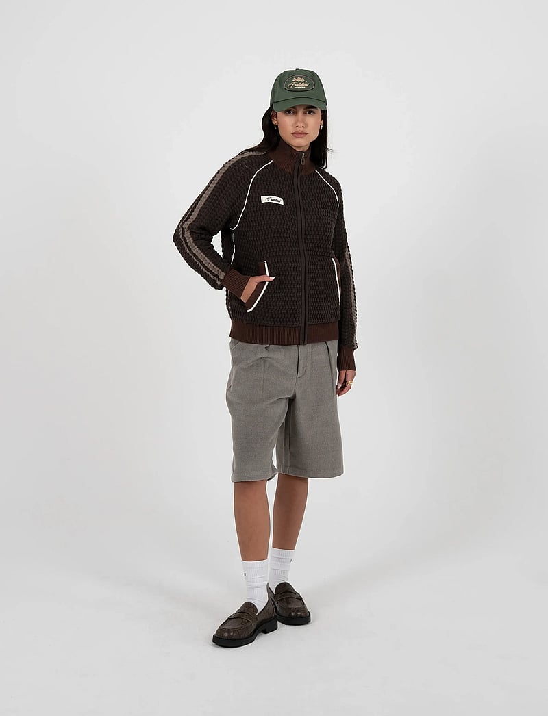 Prohibited - Trail Braking Trackjacket Brown - fullzip strik - brown - 2
