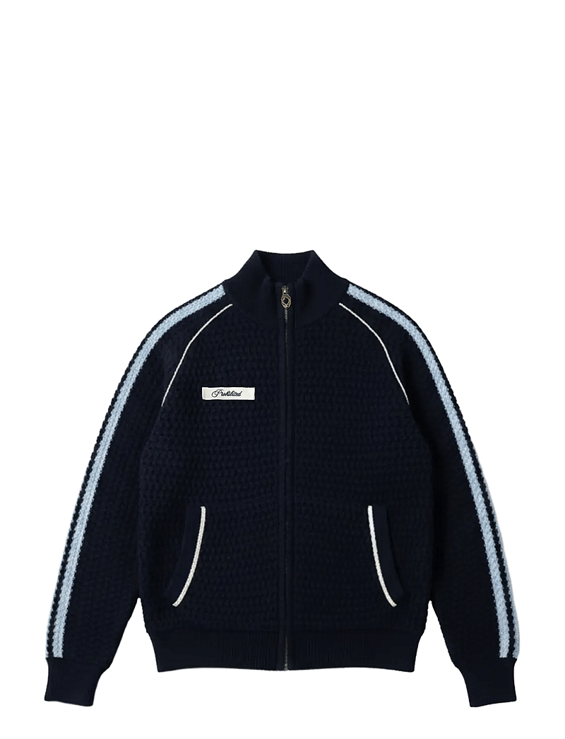 Prohibited - Trail Braking Trackjacket Navy - pullover mit durchgehendem reißverschluss - navy - 1
