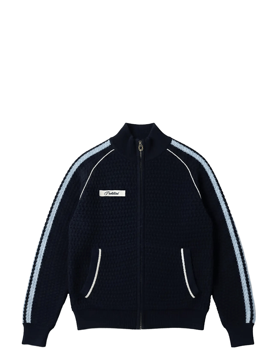 Prohibited - Trail Braking Trackjacket Navy - pullover mit durchgehendem reißverschluss - navy - 1
