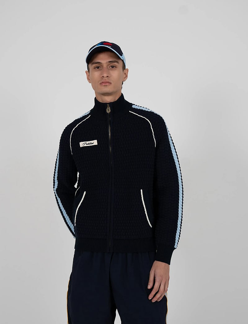 Prohibited - Trail Braking Trackjacket Navy - pullover mit durchgehendem reißverschluss - navy - 0