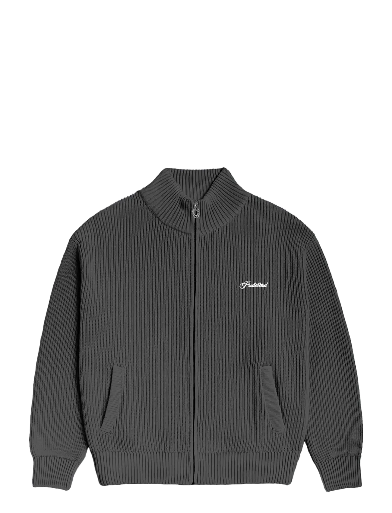 Prohibited - Campus Knit Jacket - dark grey - 1