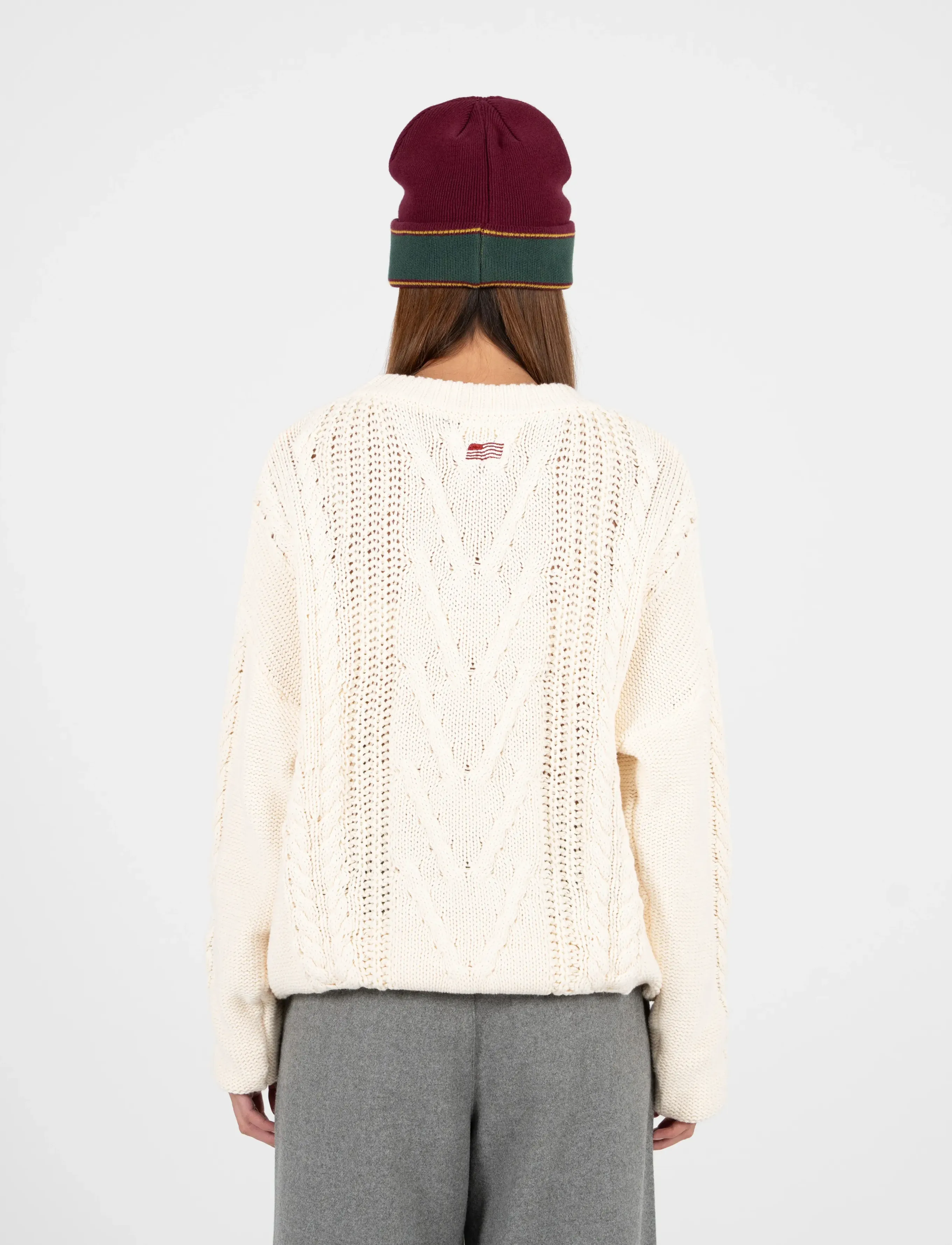Prohibited Sunday Cable Knit Sweater stickade tröjor herr – bild 5