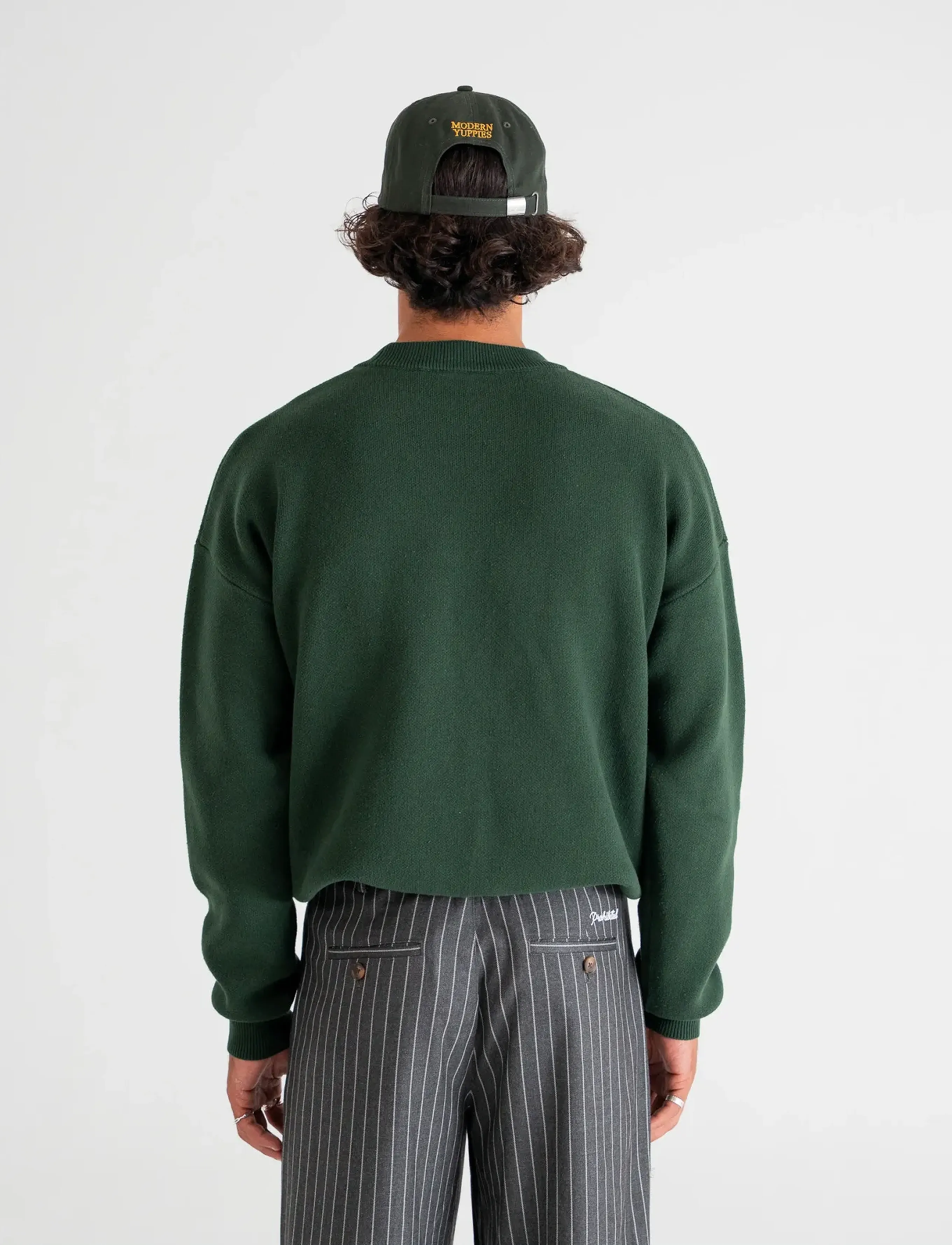Prohibited - Bloom Knit Sweater - sweatshirts - dark green - 3