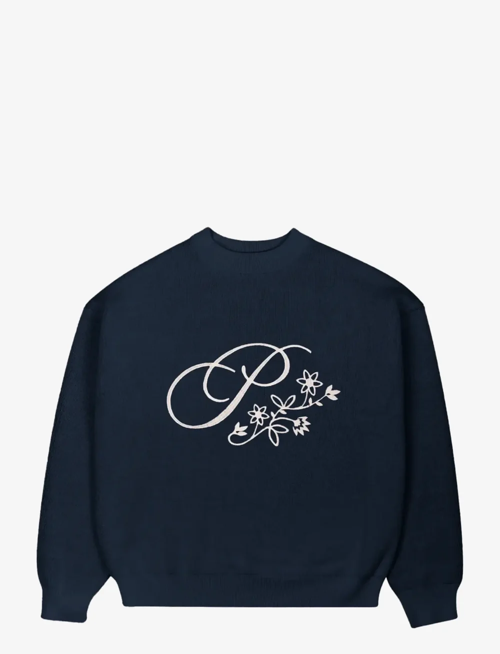Prohibited - Bloom Knit Sweater - alltags-style - navy - 1