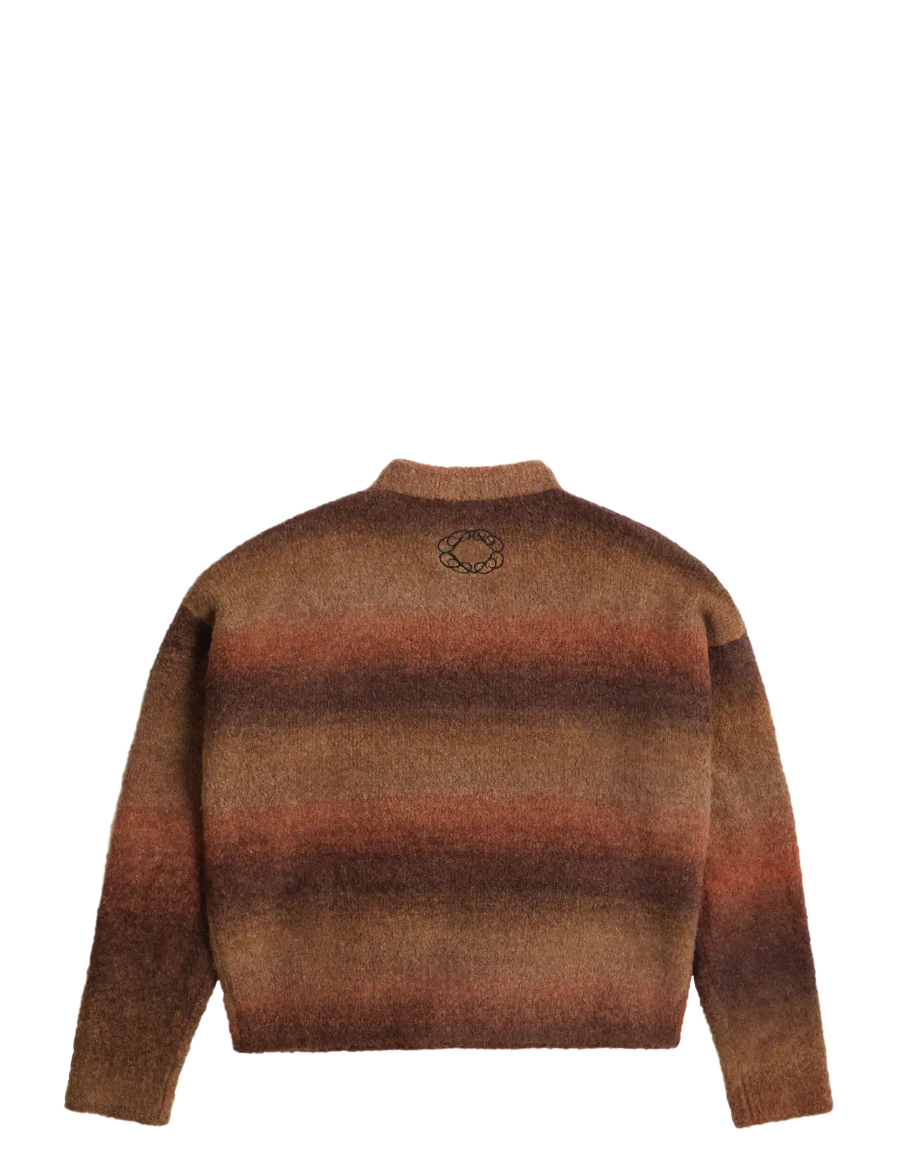 Prohibited - Gradient Knit Sweater - swetry - brown - 2