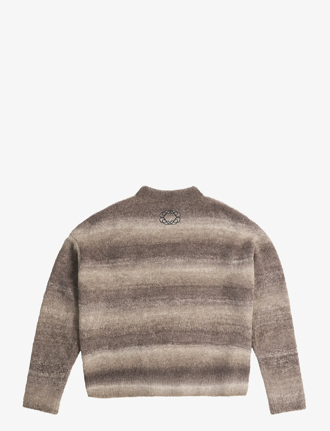 Prohibited - Gradient Knit Sweater - rundhalsad - grey - 2