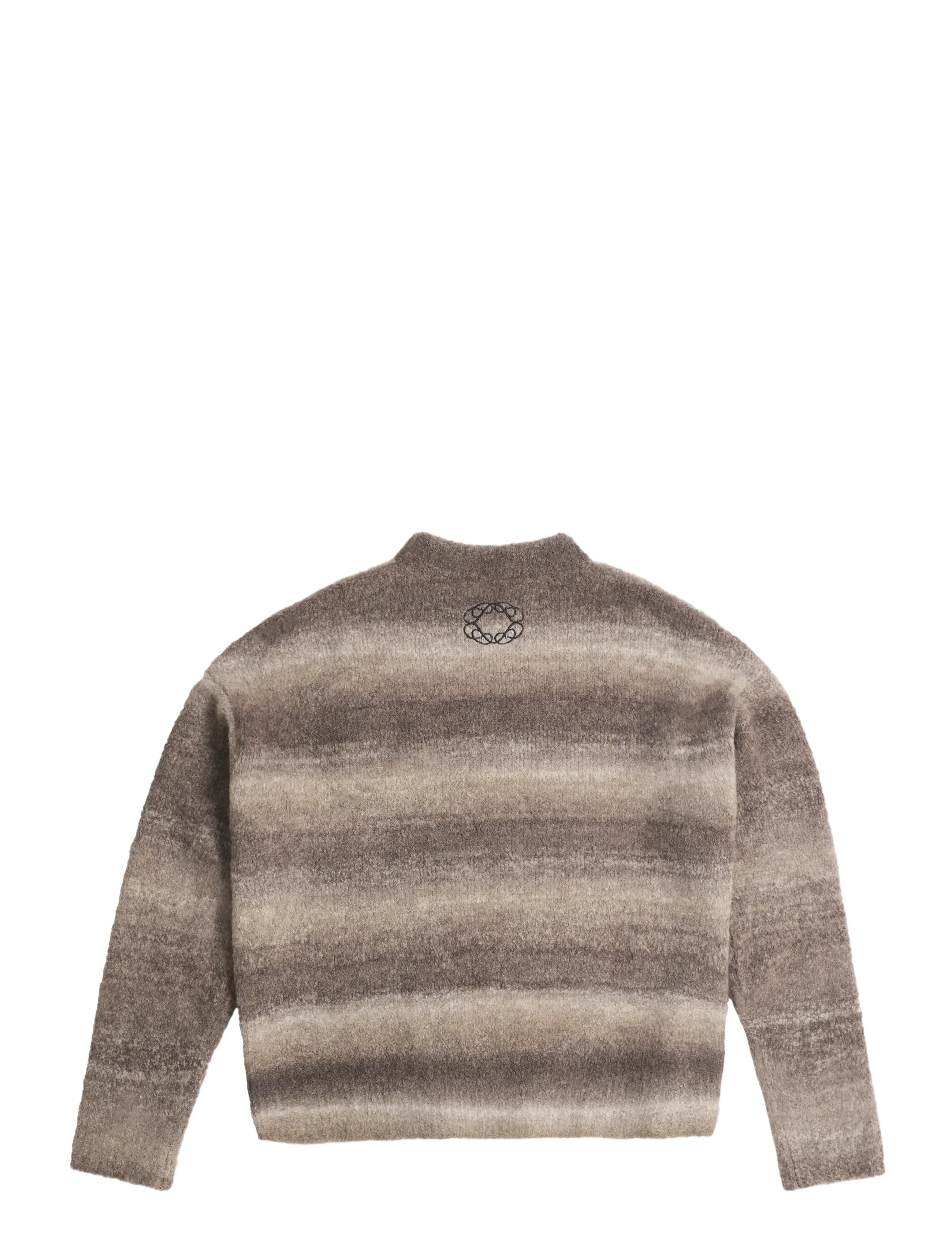 Prohibited - Gradient Knit Sweater - Ümmarguse kaelusega kudumid - grey - 2