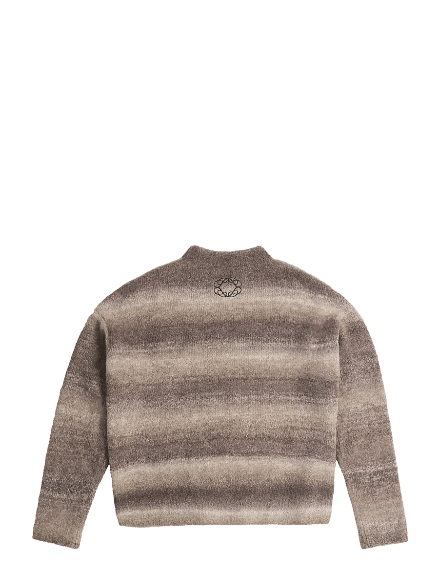 Prohibited - Gradient Knit Sweater - rundhals - grey - 2