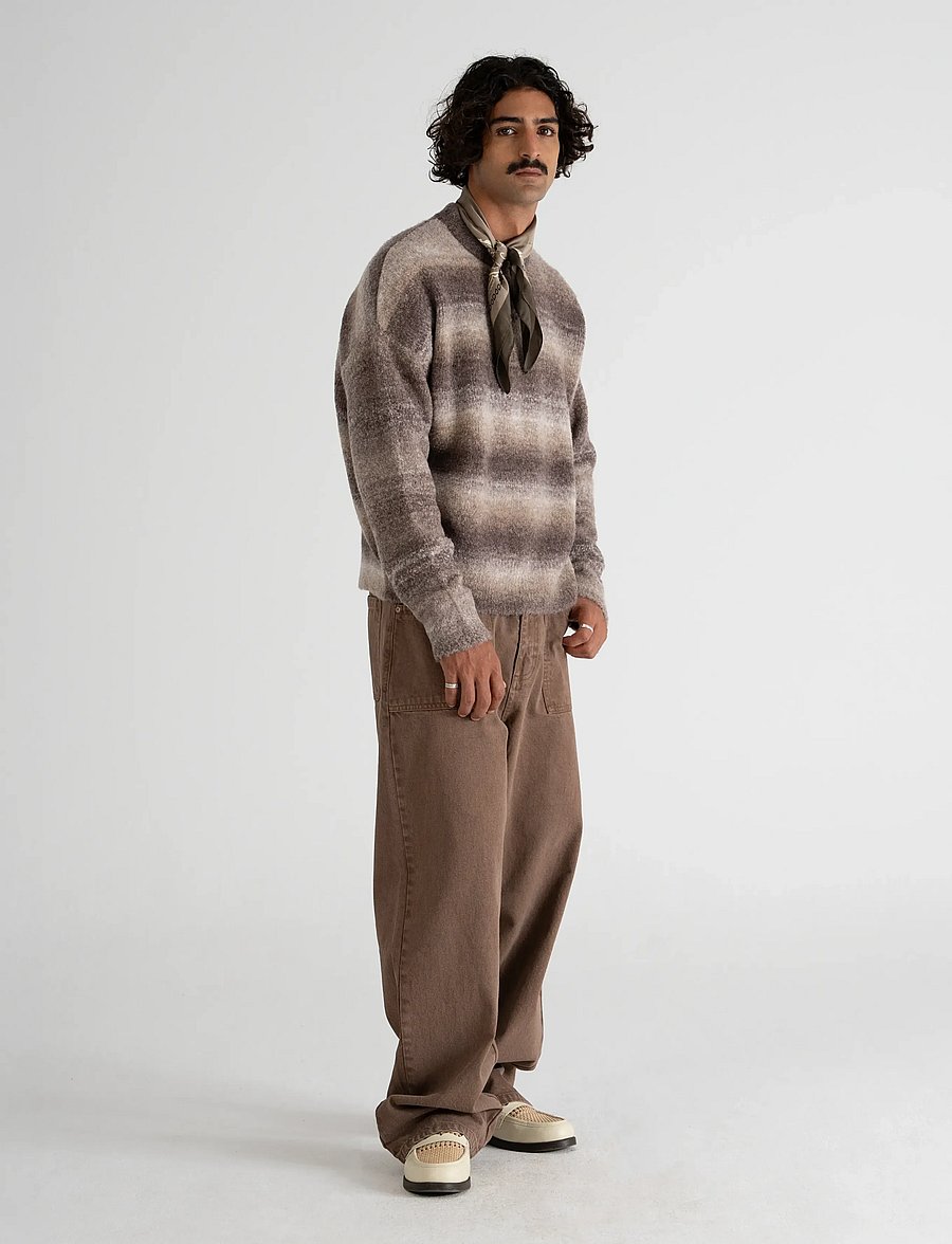 Prohibited - Gradient Knit Sweater - rundhals - grey - 0