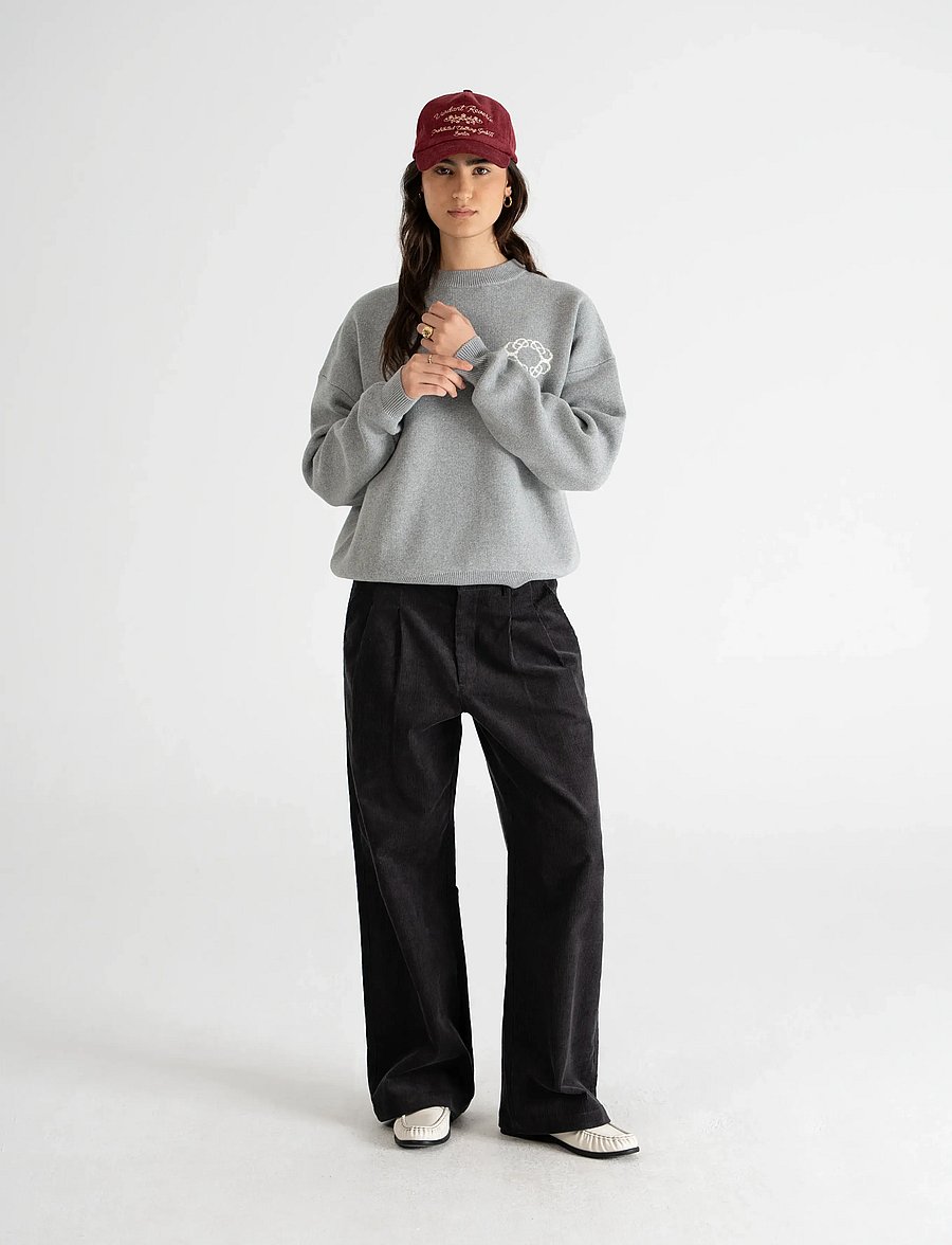 Prohibited - Legacy Knit Sweater - rundhals - grey - 0