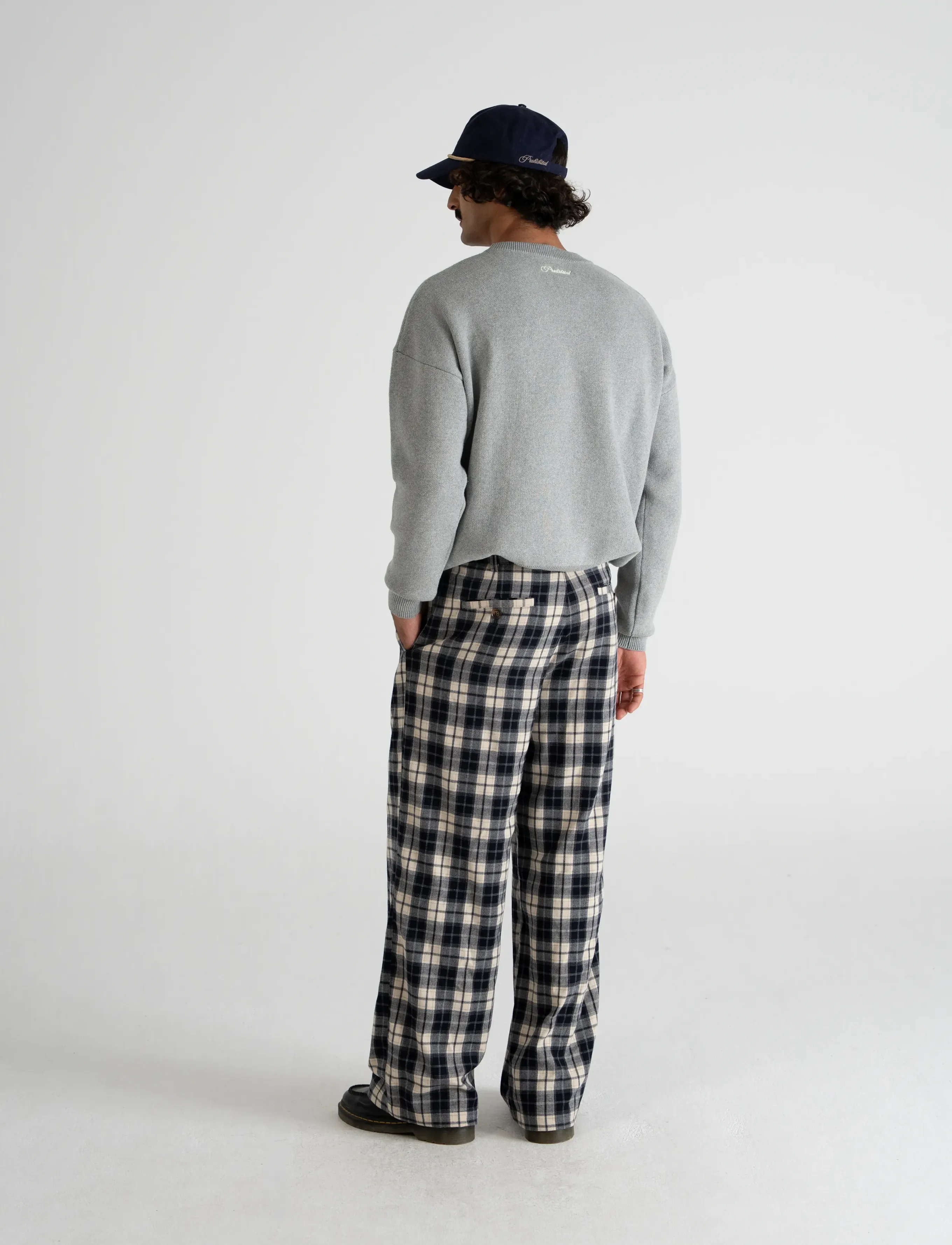 Prohibited - Legacy Knit Sweater - rundhalsad - grey - 3