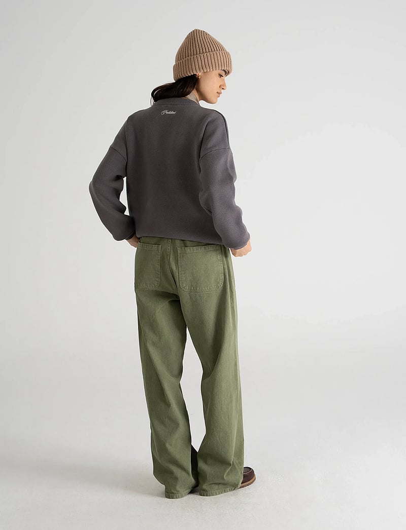 Prohibited - Legacy Knit Sweater - rundhalsad - stone - 0