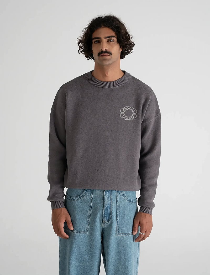 Prohibited - Legacy Knit Sweater - rundhalsad - stone - 5