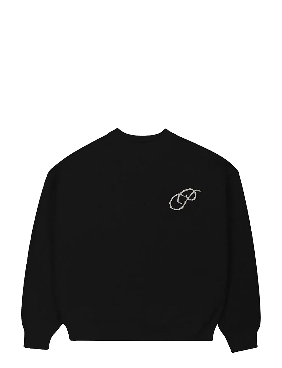 Prohibited - Initial Knit Sweater - rundhals - black - 0