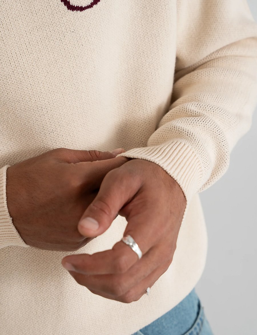 Prohibited - Initial Knit Sweater - rund hals - cream - 5