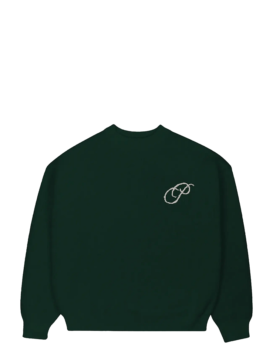 Prohibited - Initial Knit Sweater - rundhals - dark green - 1
