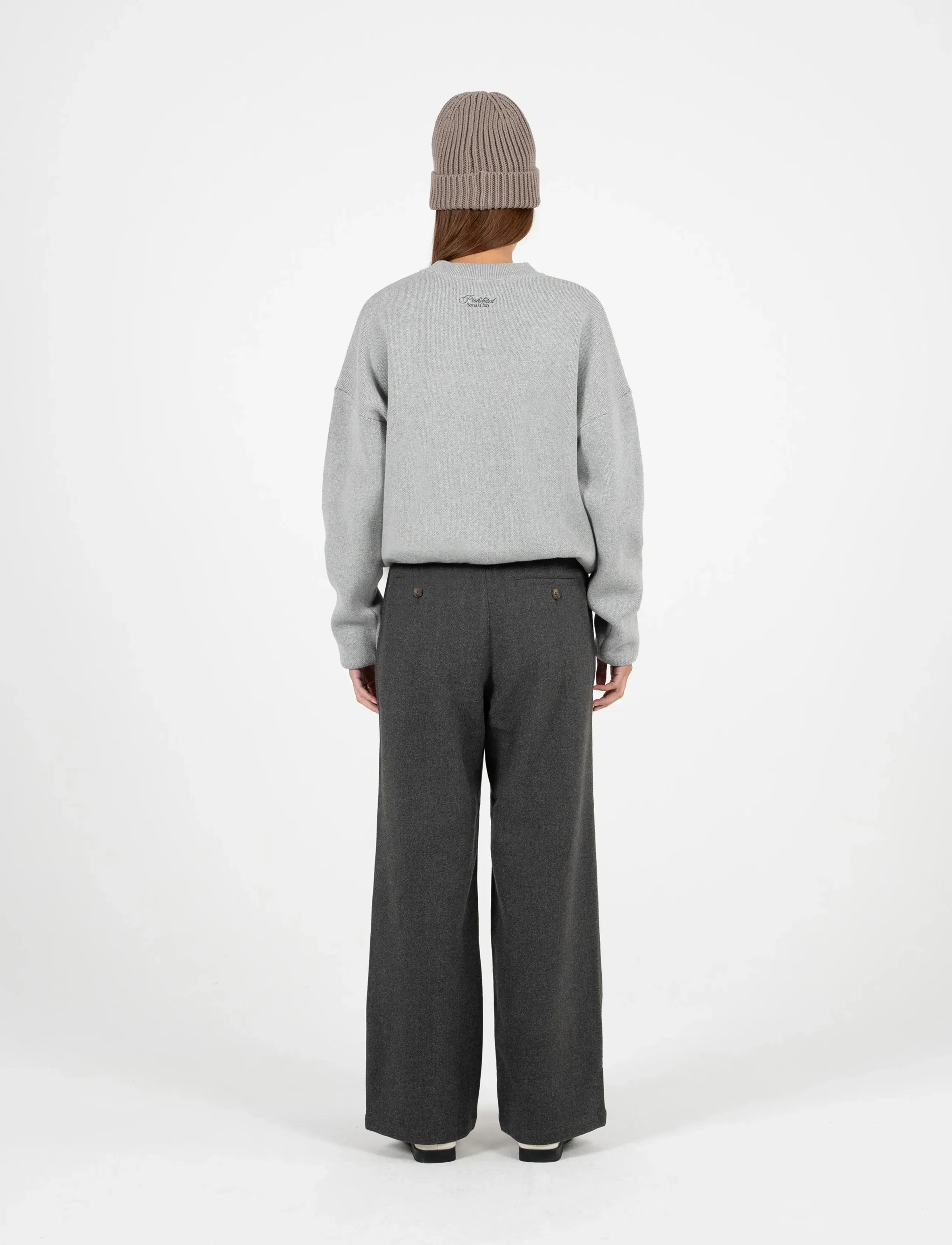 Prohibited Emblem Knit Sweater stickade tröjor herr – bild 7