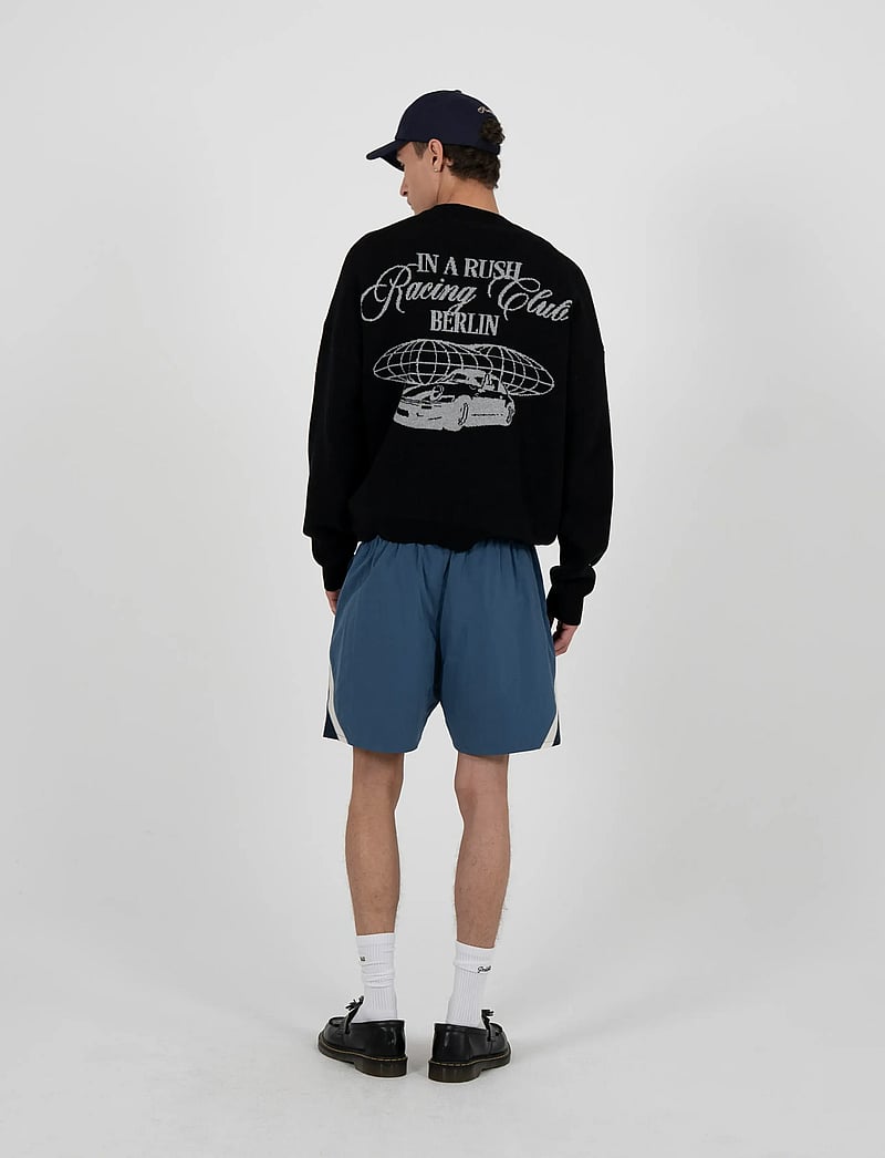 Prohibited - Vortex Knit Sweater Black - rundhalsad - black - 3