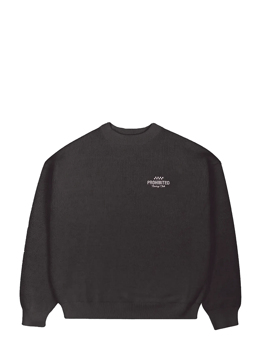 Prohibited - Vortex Knit Sweater Brown - Ümara kaelusega - brown - 1