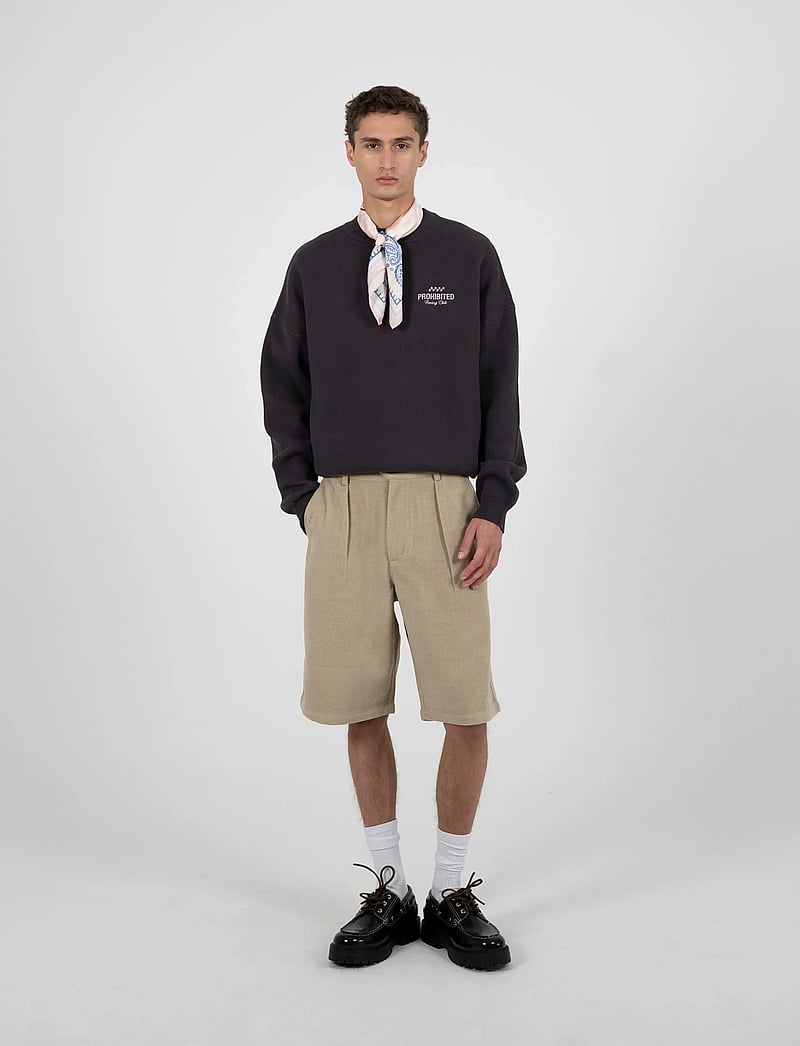 Prohibited - Vortex Knit Sweater Brown - rundhalsad - brown - 0