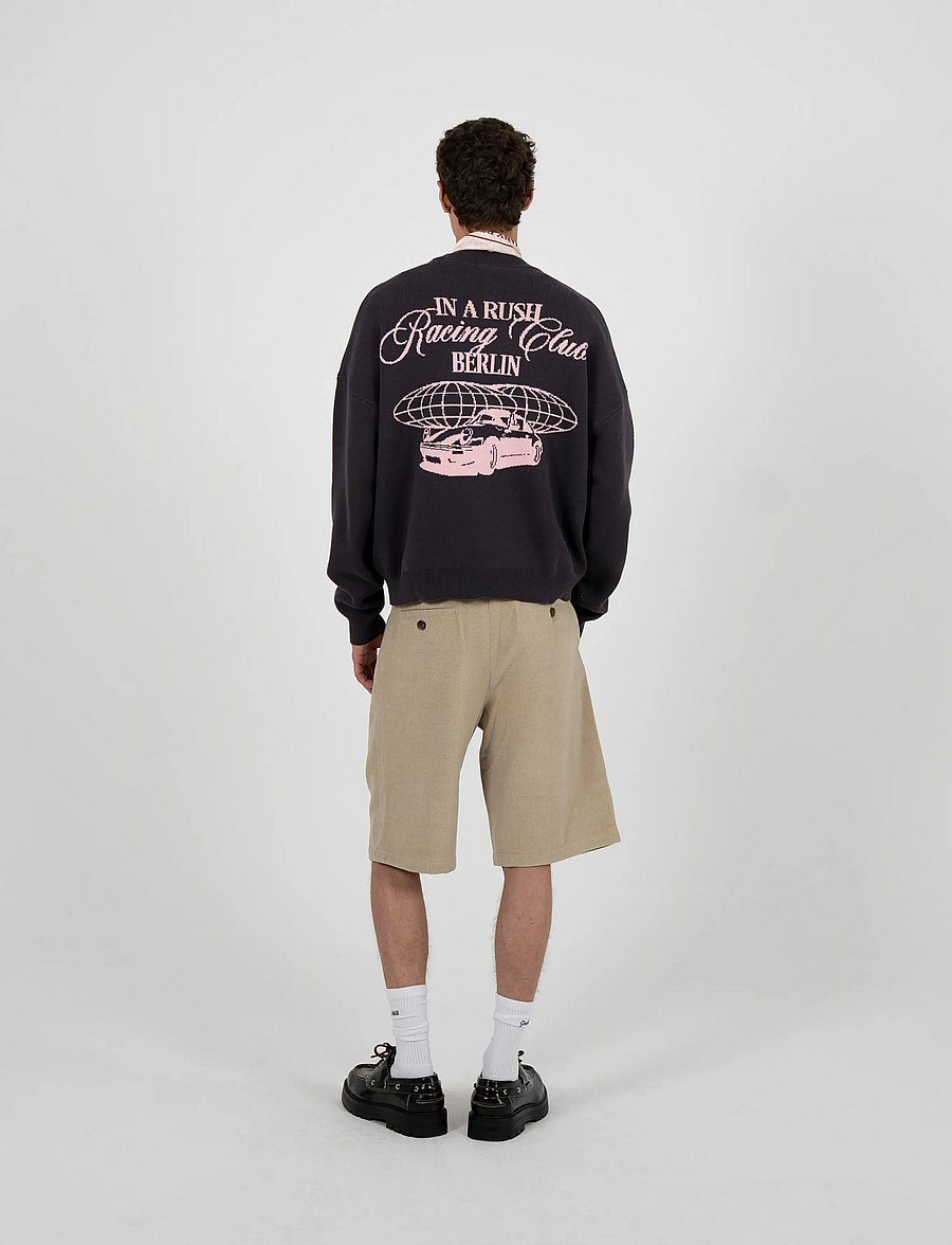 Prohibited - Vortex Knit Sweater Brown - Ümara kaelusega - brown - 3