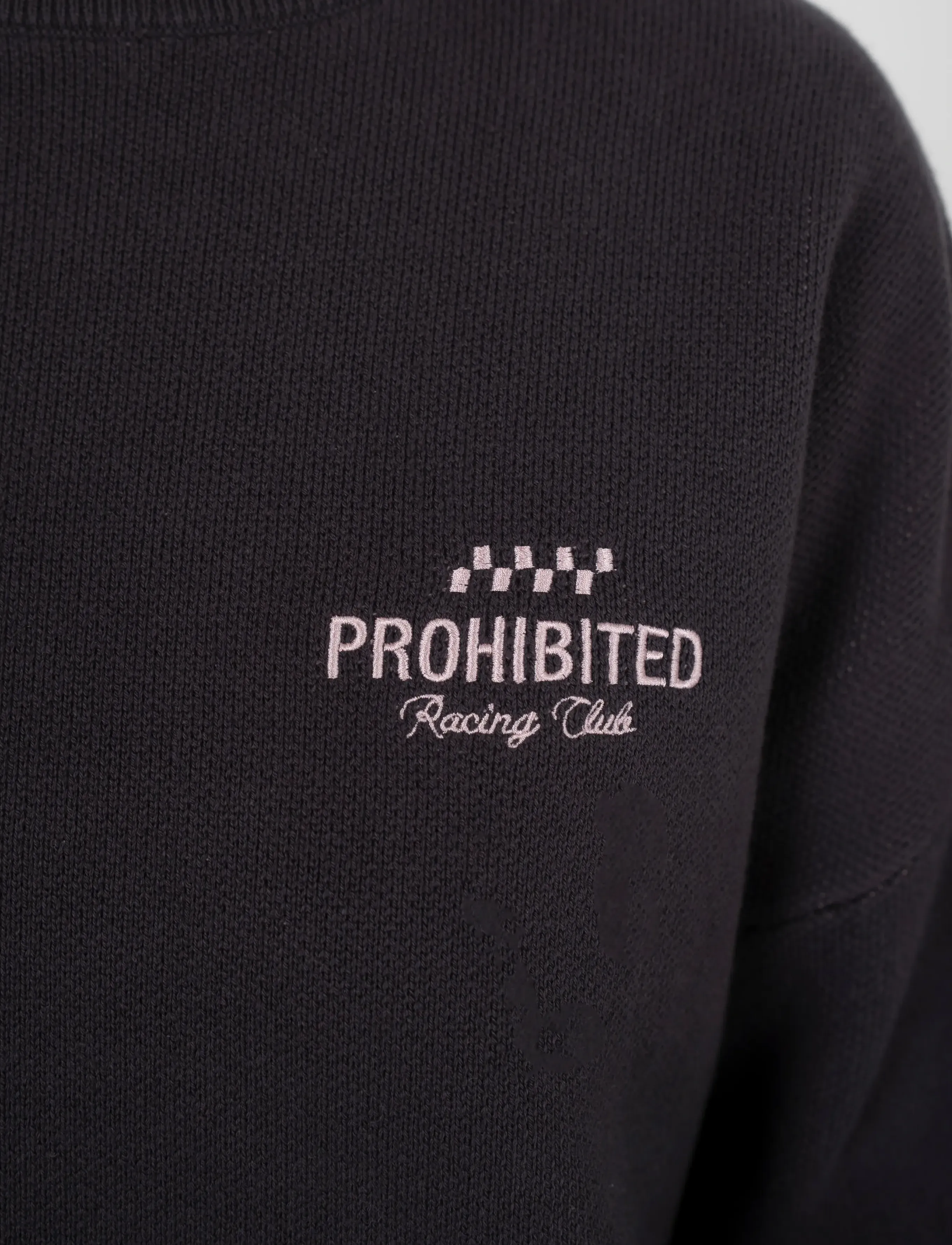 Prohibited Vortex Knit Sweater Brown stickade tröjor herr – bild 6