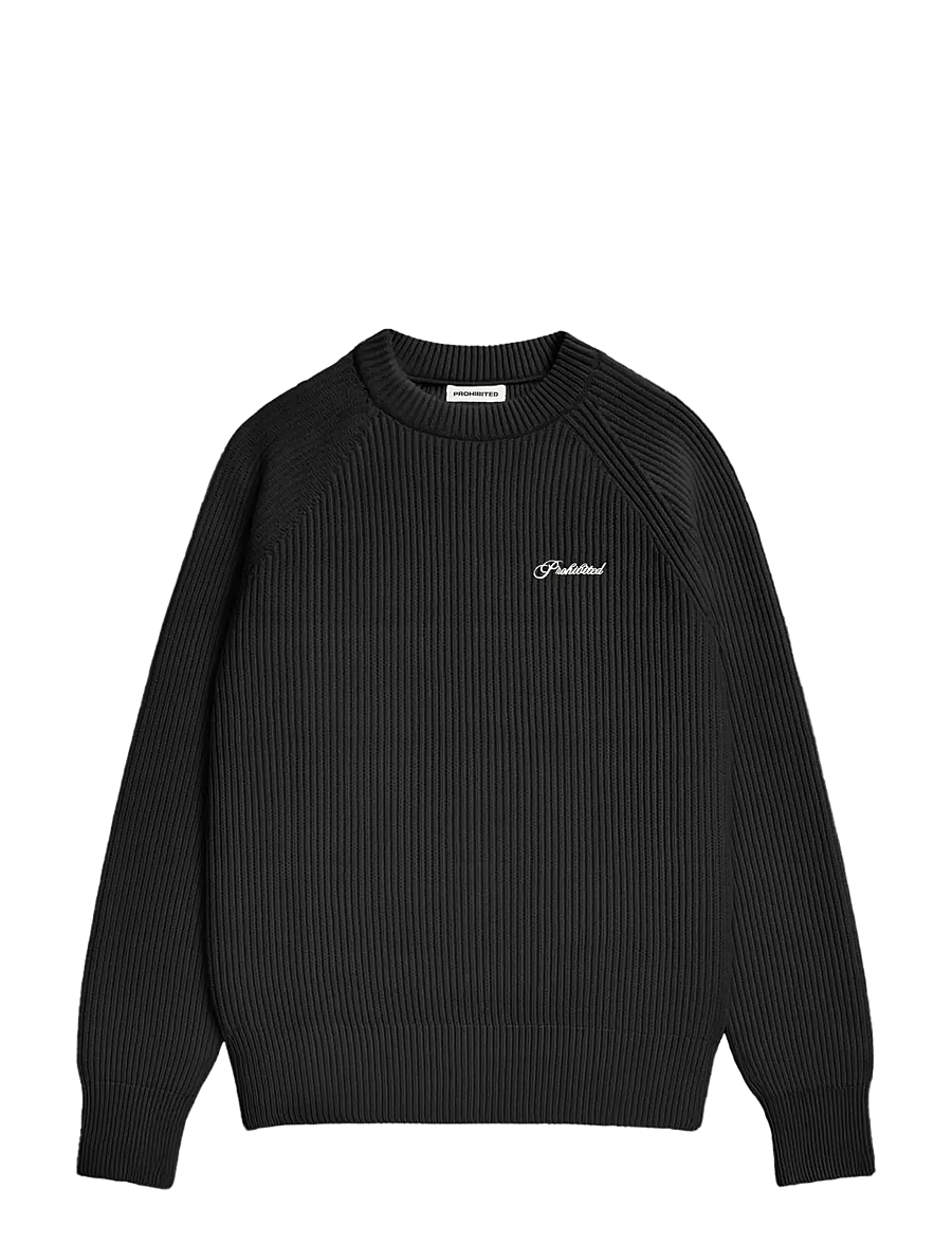 Prohibited - Campus Knit Sweater - rundhals - black - 1