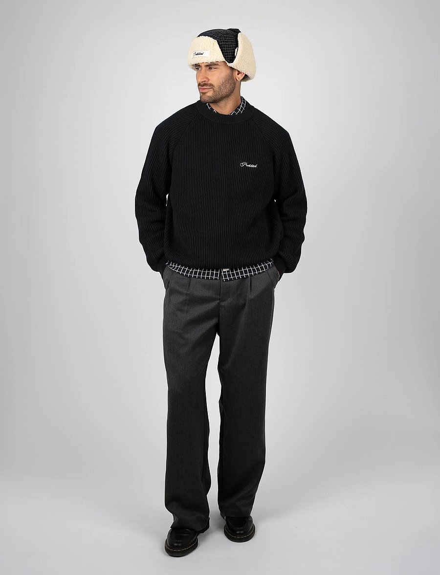 Prohibited - Campus Knit Sweater - rundhals - black - 0