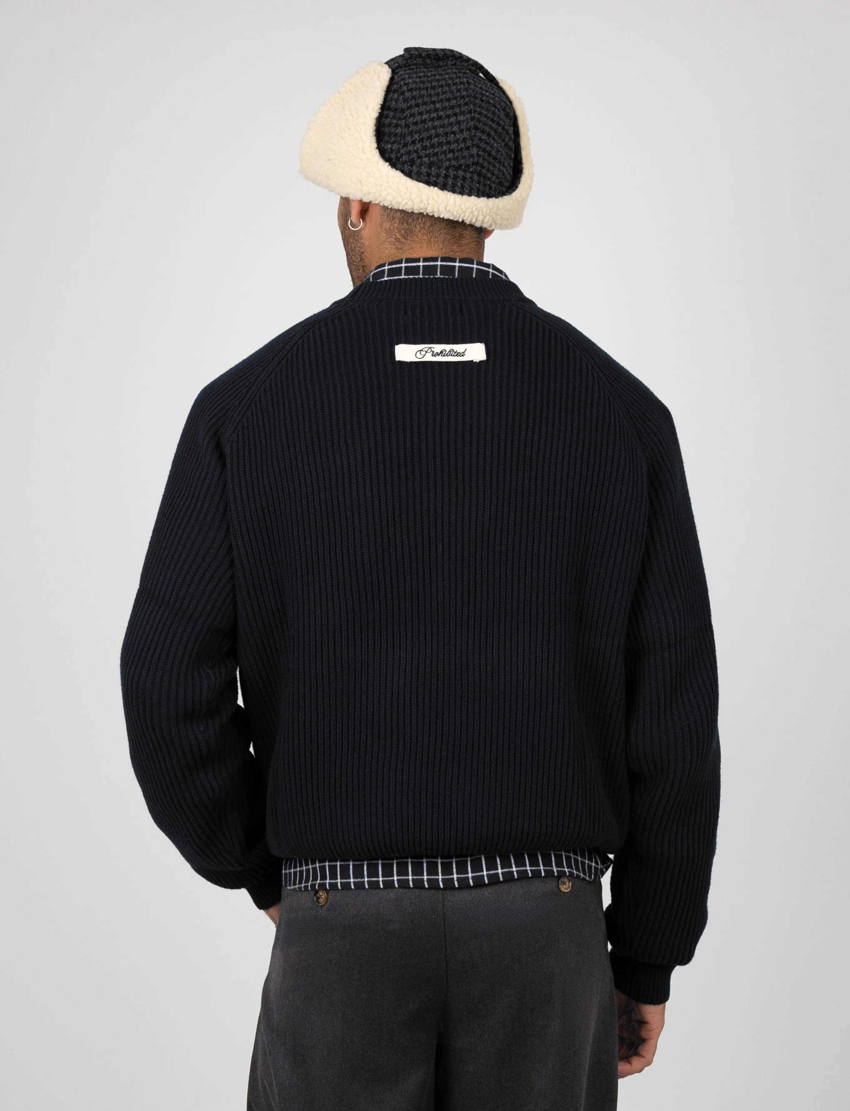 Prohibited - Campus Knit Sweater - black - 4