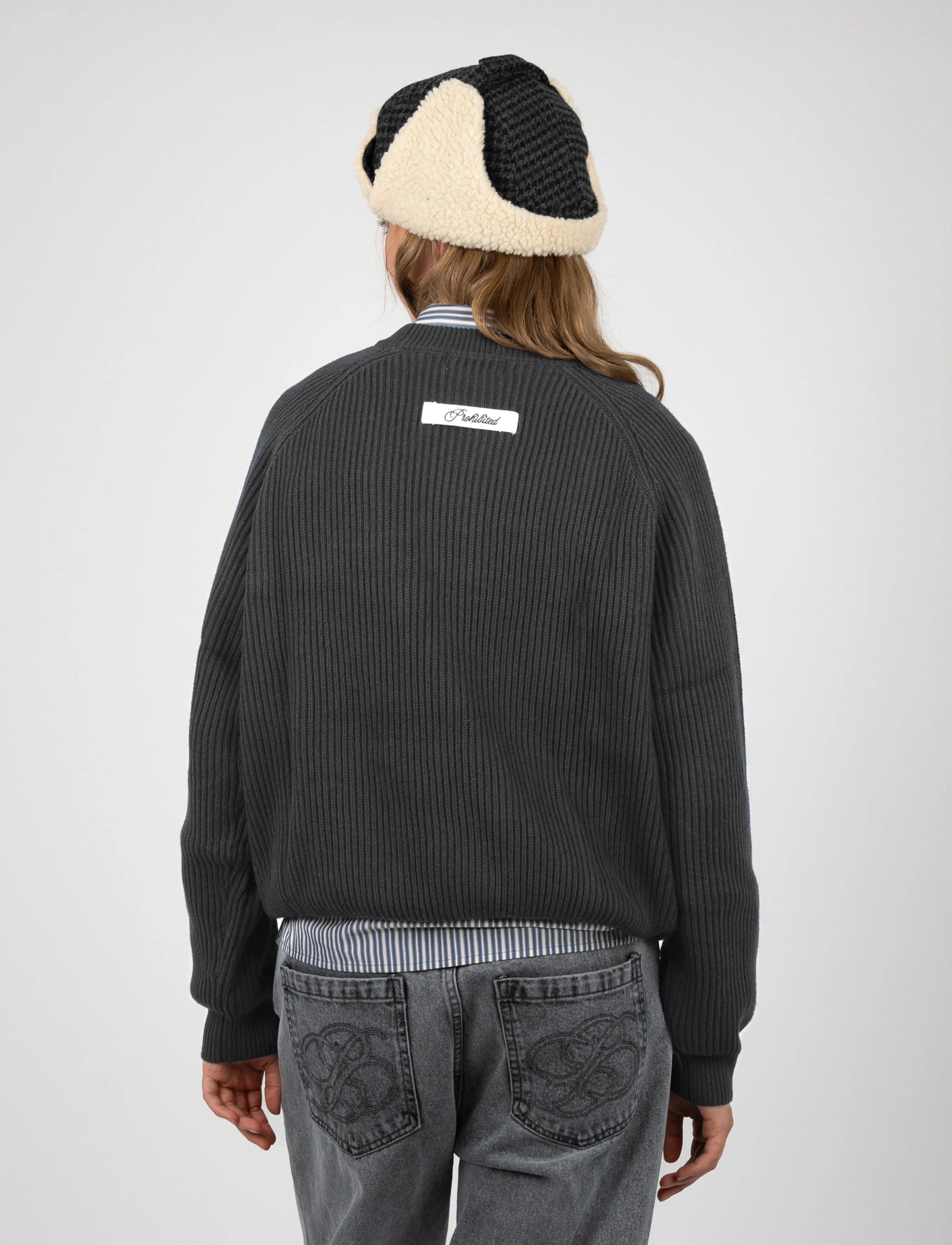 Prohibited Campus Knit Sweater stickade tröjor herr – bild 6