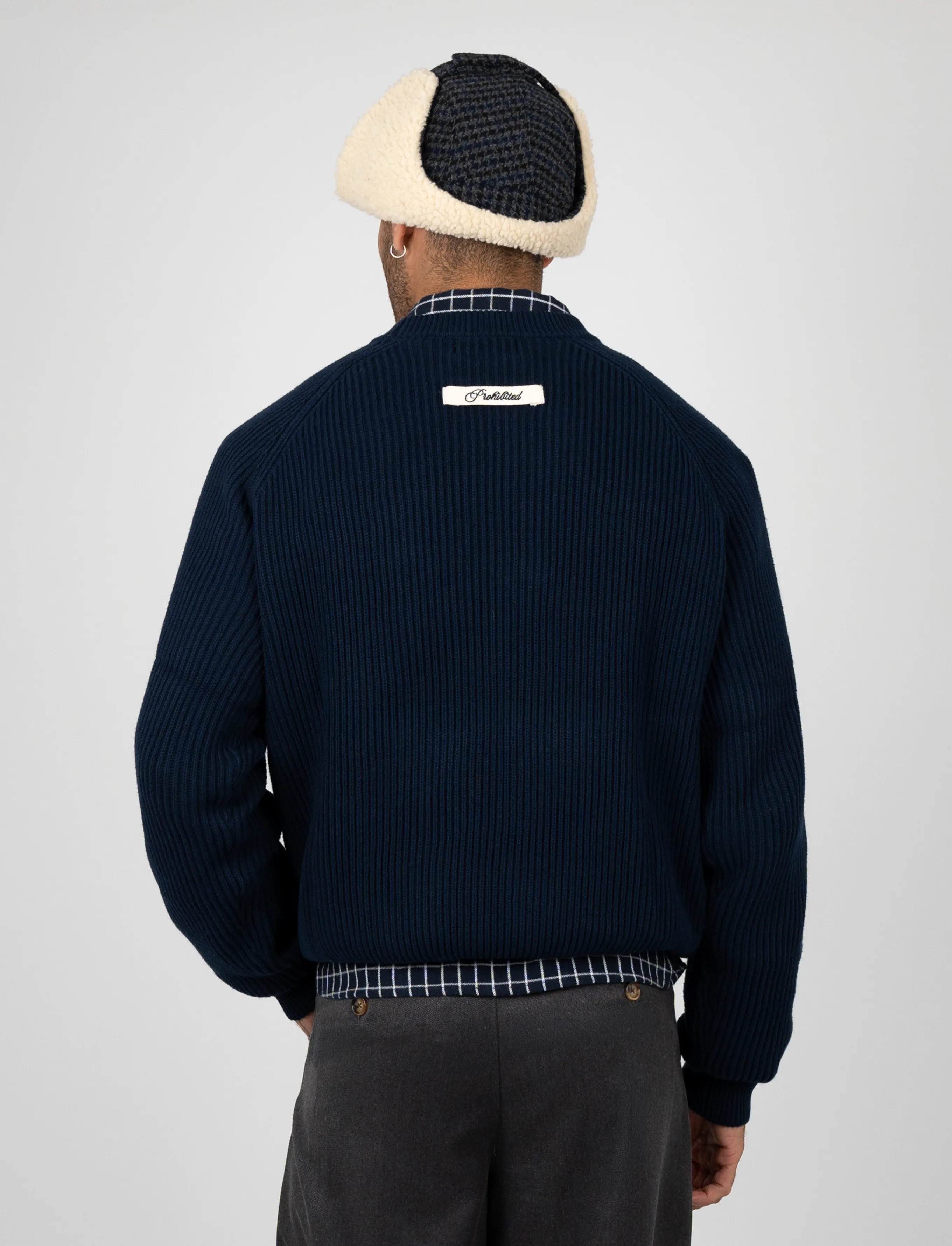 Prohibited - Campus Knit Sweater - rundhals - navy - 4