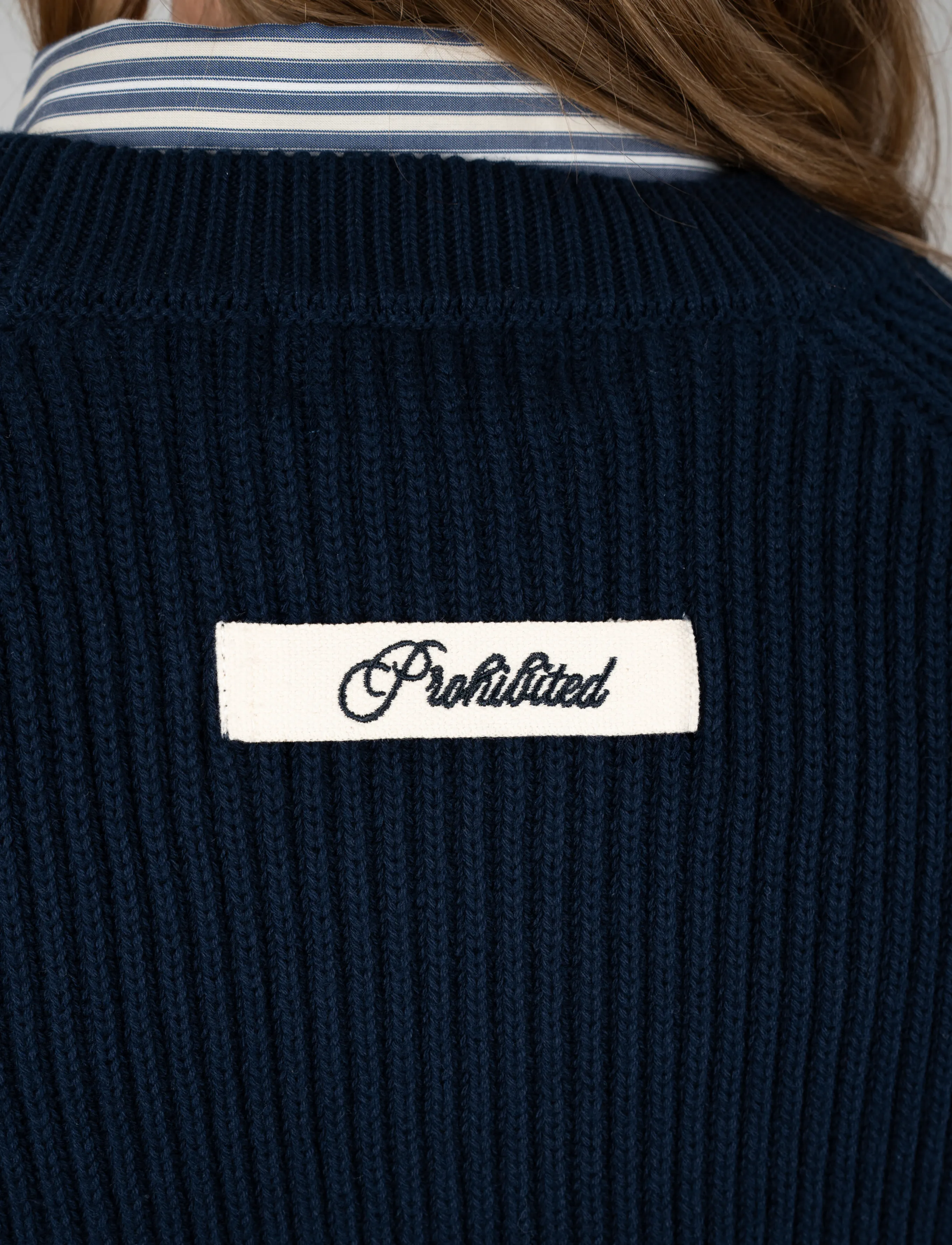 Prohibited Campus Knit Sweater stickade tröjor herr – bild 8
