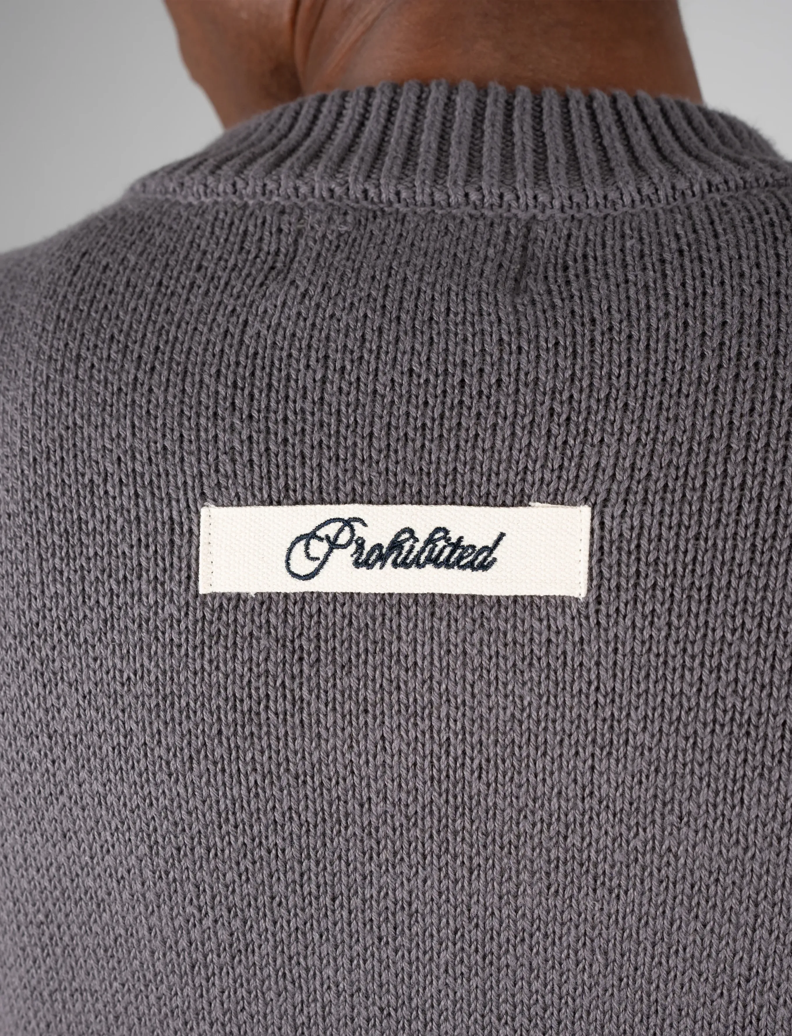Prohibited Varsity Knit Sweater stickade tröjor herr – bild 5