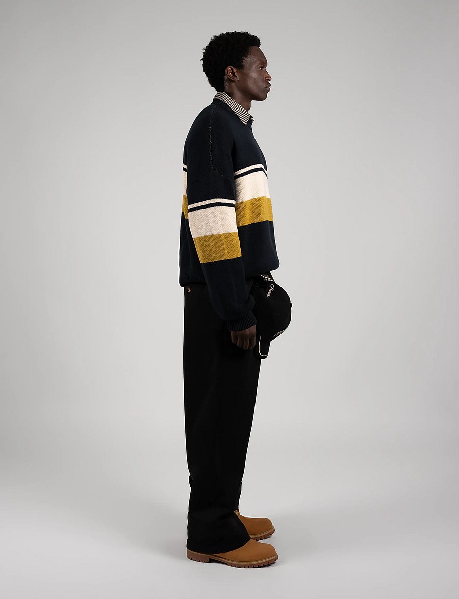 Prohibited - Kicker Knit Sweater - rundhals - navy - 4