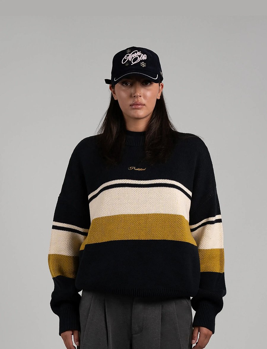 Prohibited - Kicker Knit Sweater - rundhals - navy - 5