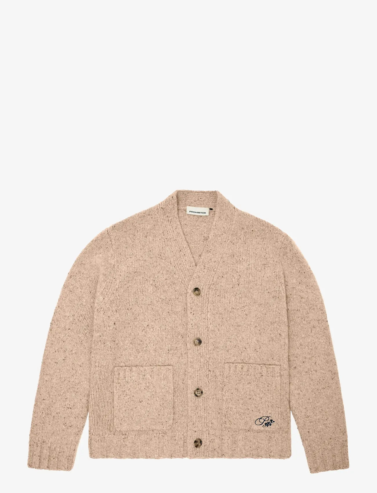 Prohibited - Scout Knit Cardigan - koftor - beige - 1