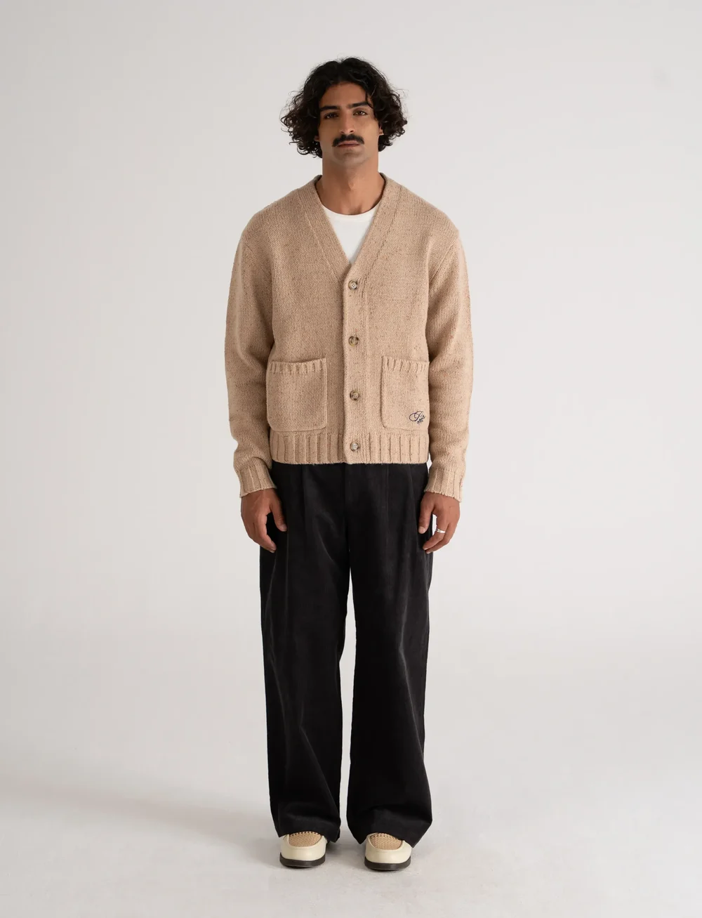 Prohibited - Scout Knit Cardigan - koftor - beige - 3