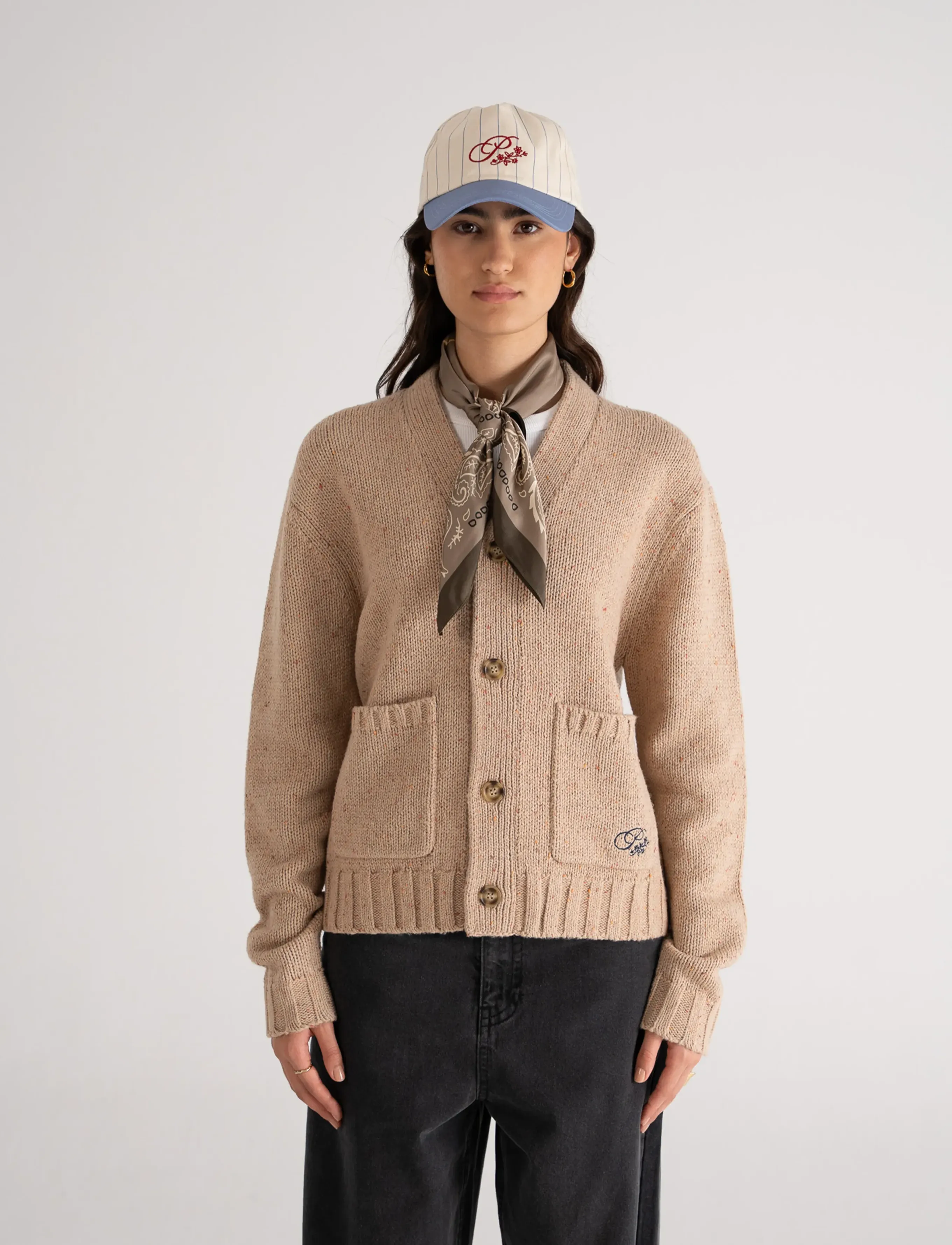 Prohibited - Scout Knit Cardigan - cardigans - beige - 5