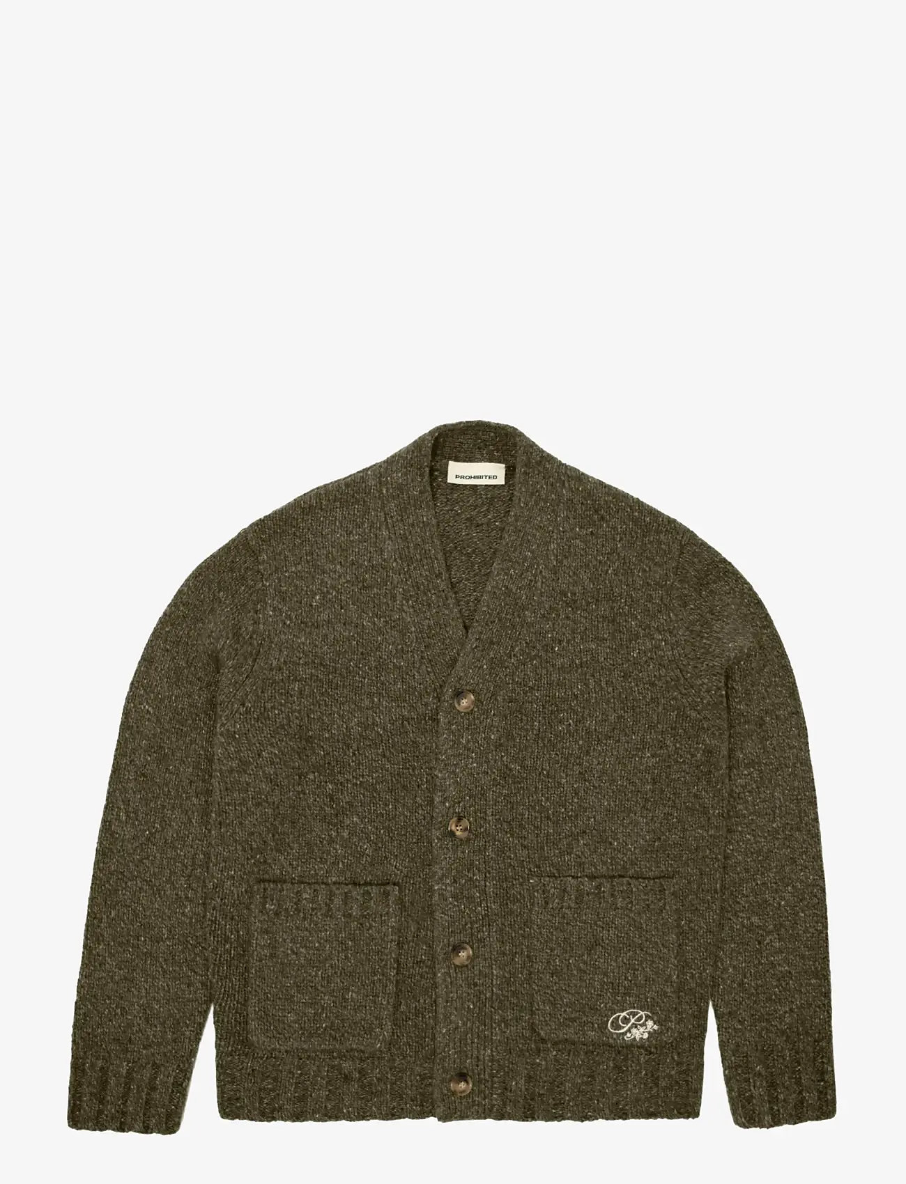 Prohibited - Scout Knit Cardigan - cardigans - green - 1
