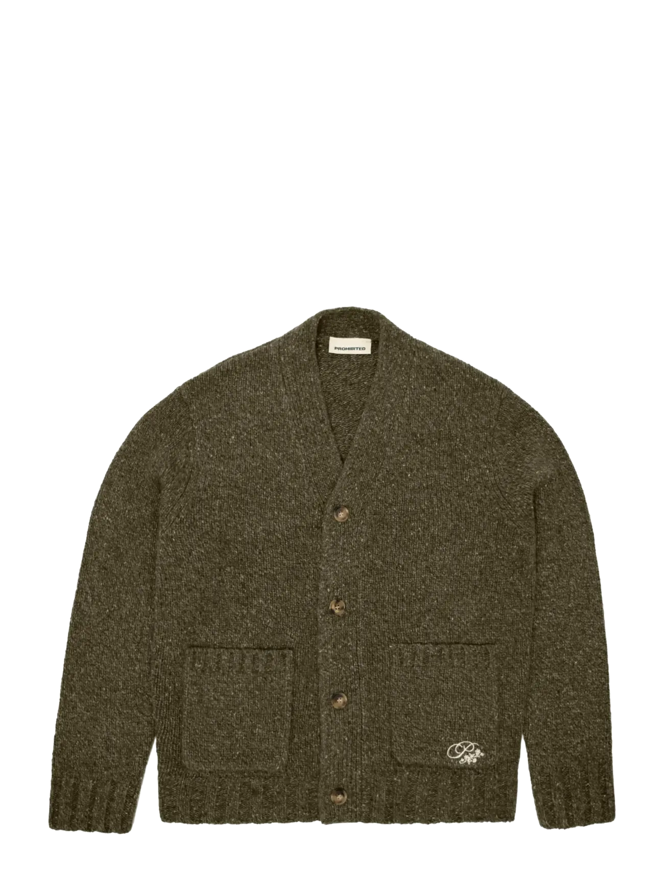 Prohibited Scout Knit Cardigan - Cardigans - GREEN / green