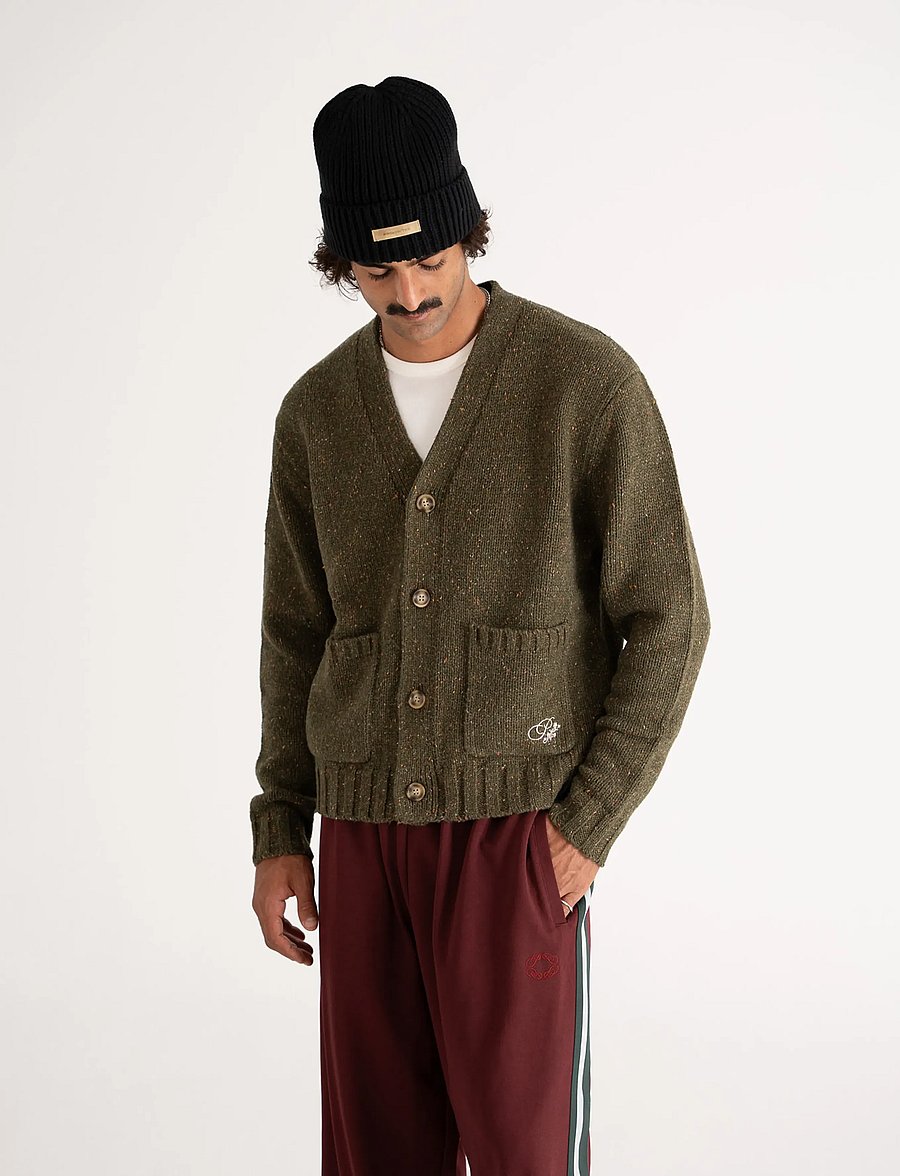 Prohibited - Scout Knit Cardigan - kardiganid - green - 5