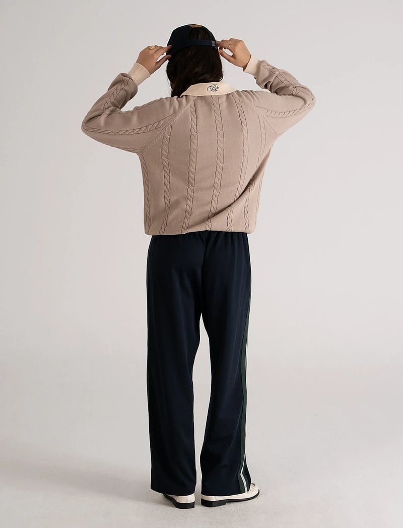 Prohibited - Legacy Knitted Jersey - trikotažiniai polo marškinėliai - beige - 0