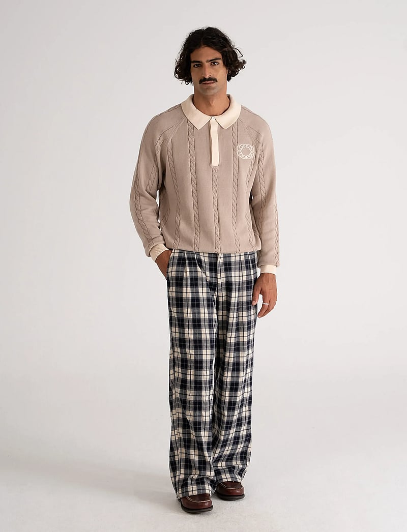 Prohibited - Legacy Knitted Jersey - trikotažiniai polo marškinėliai - beige - 5