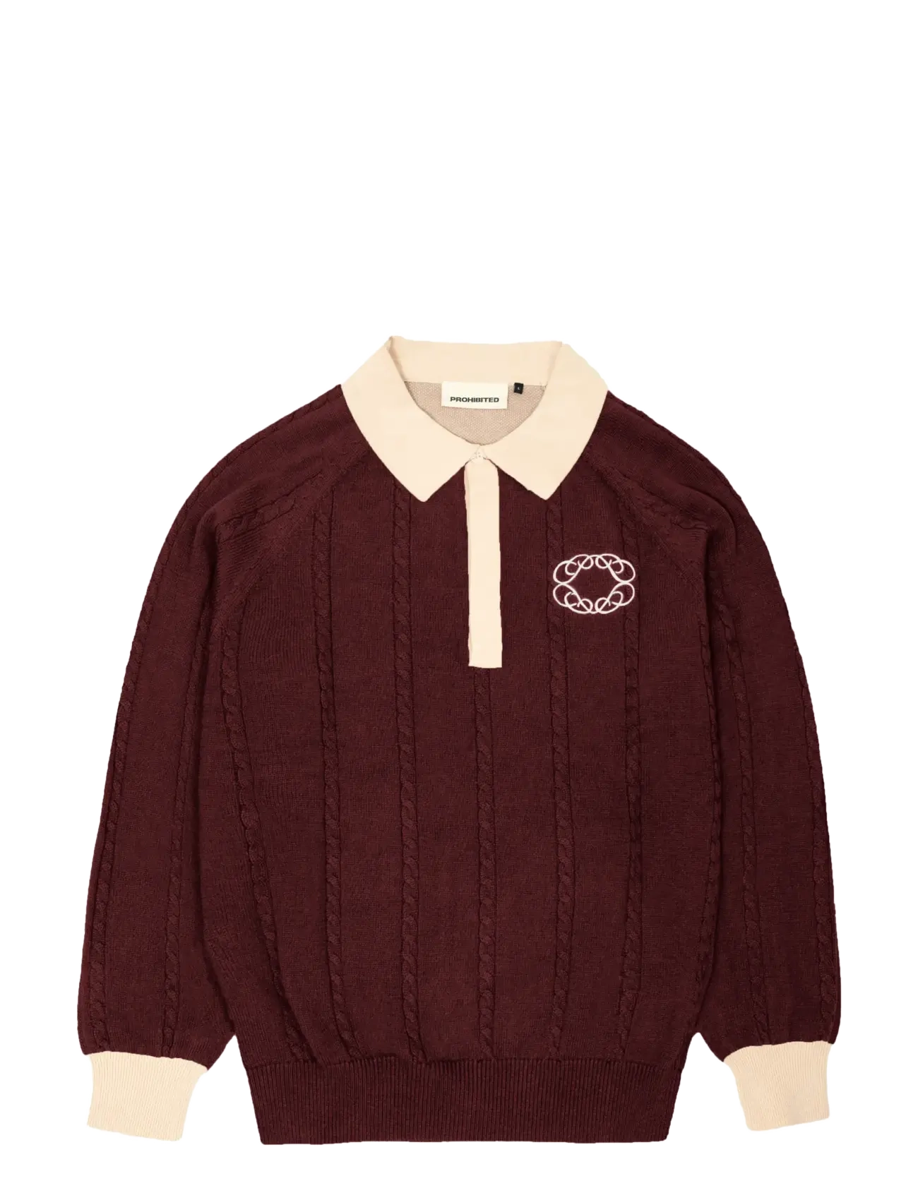Prohibited Legacy Knitted Jersey - Tøj - BORDEAUX / burgundy