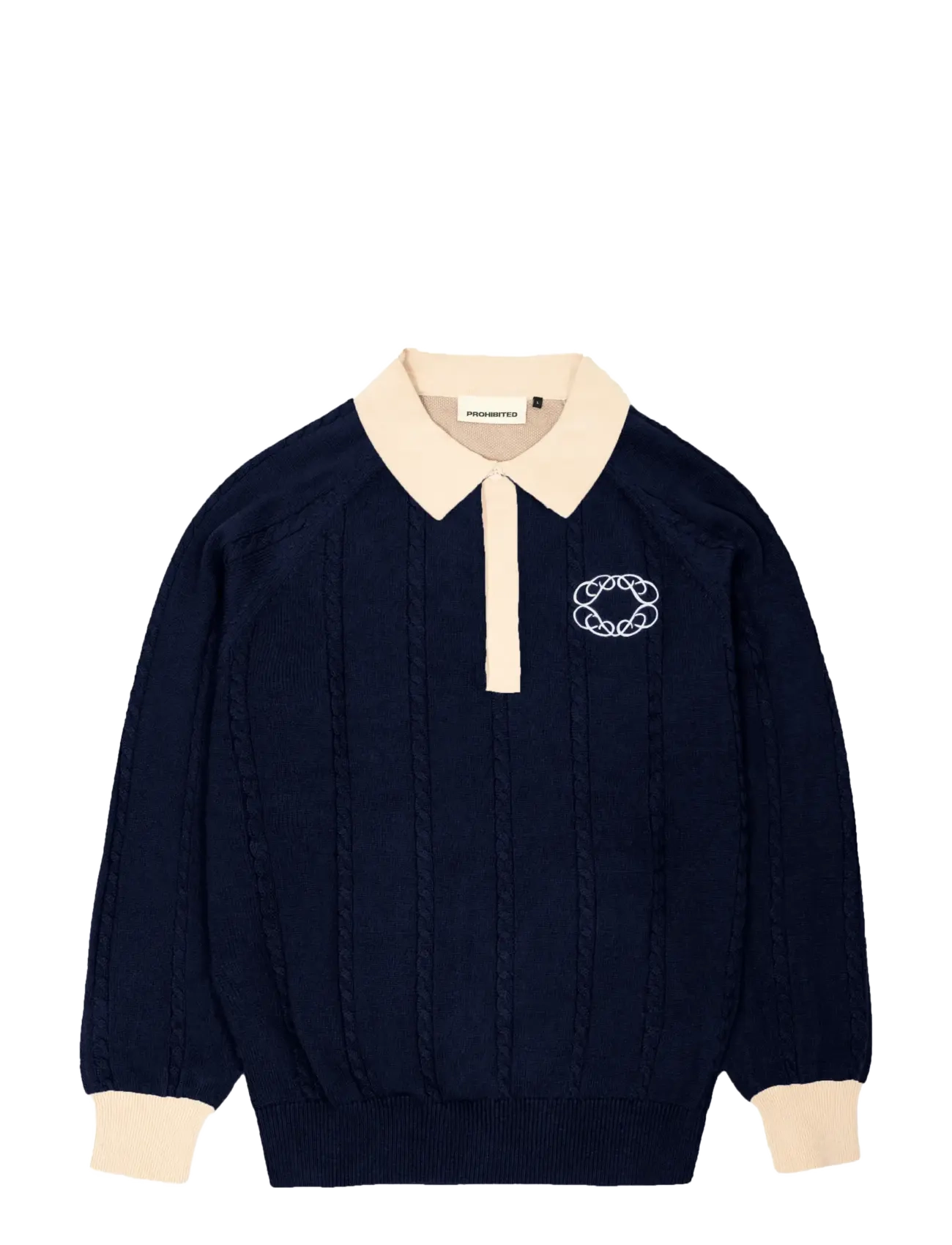 Prohibited Legacy Knitted Jersey - Tøj - NAVY / navy